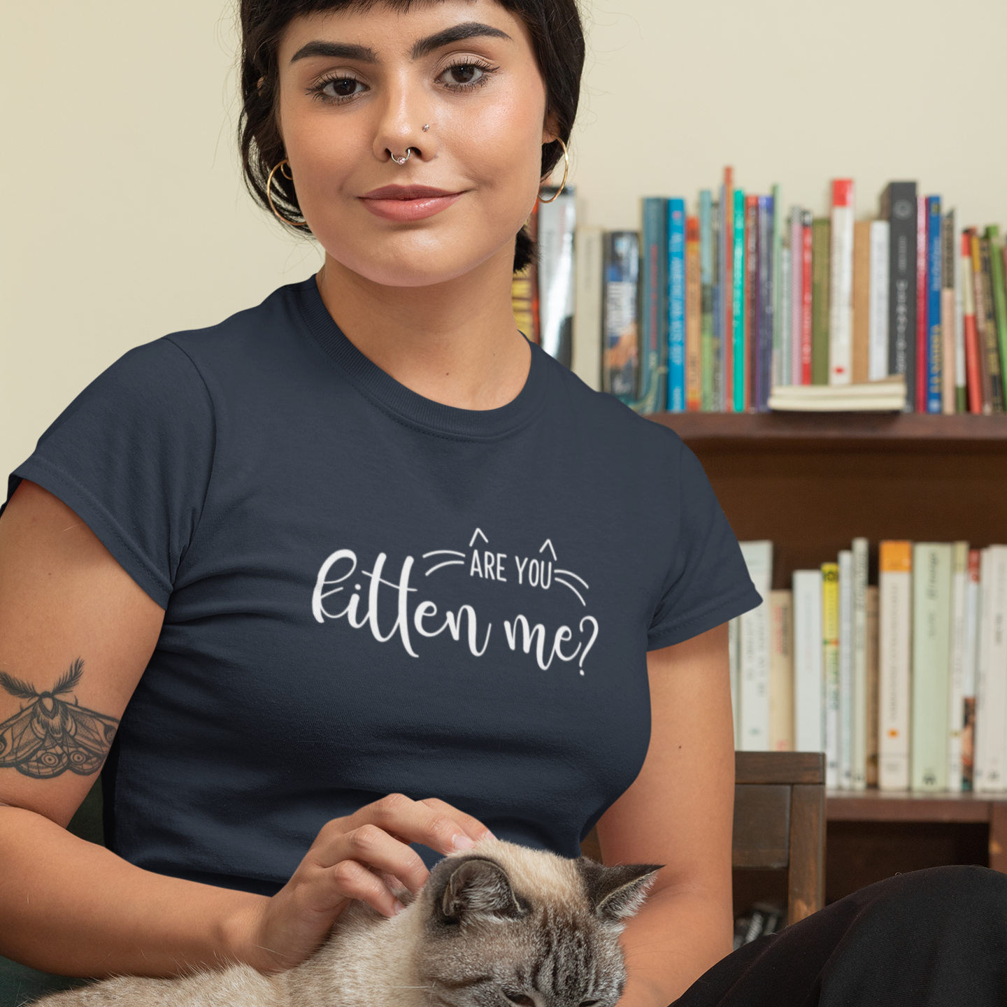 'Are you kitten me?' volwassene shirt