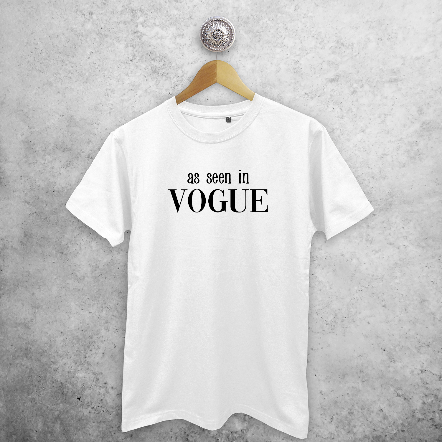 'As seen in Vogue' volwassene shirt