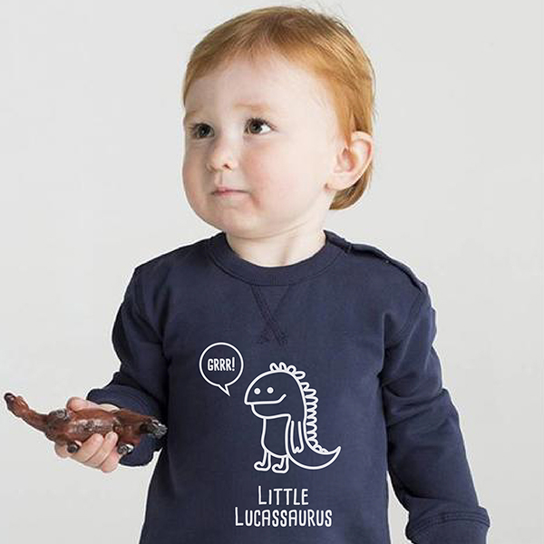 Dino baby trui