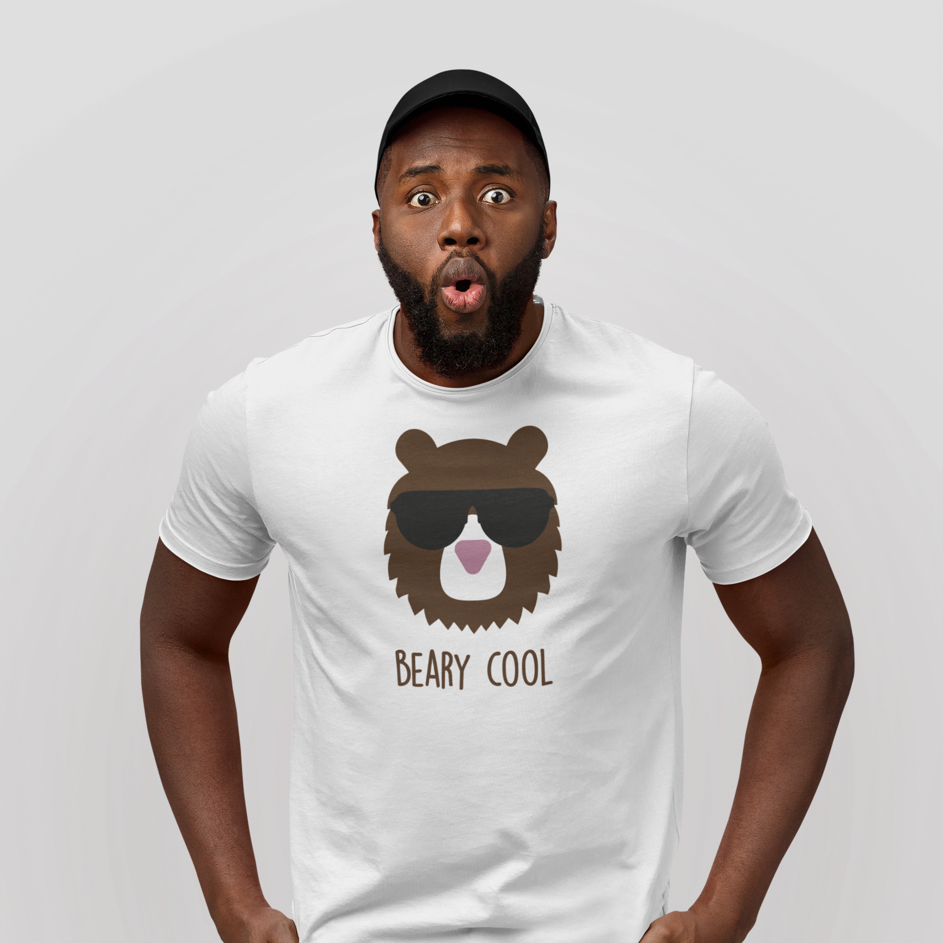 Beary cool' volwassene shirt