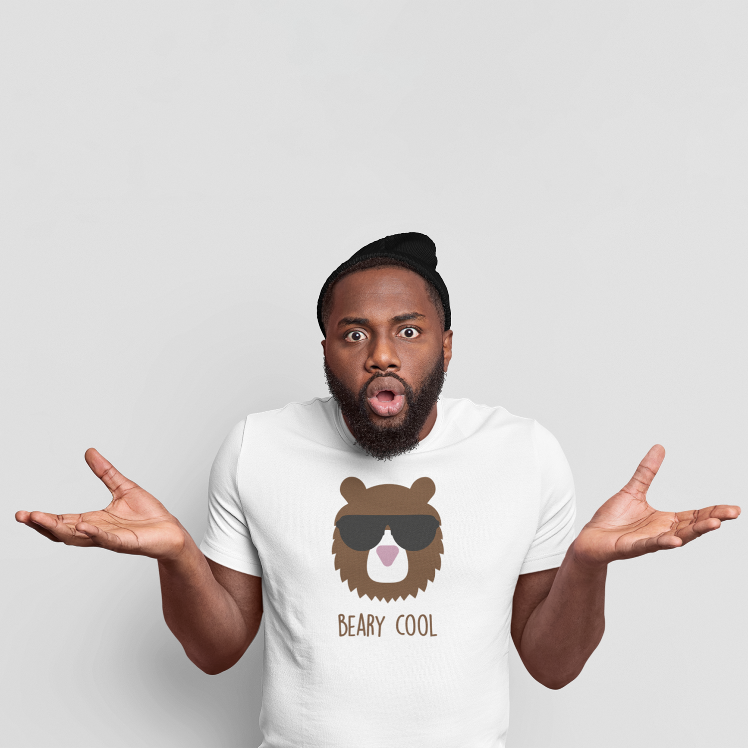 Beary cool' volwassene shirt