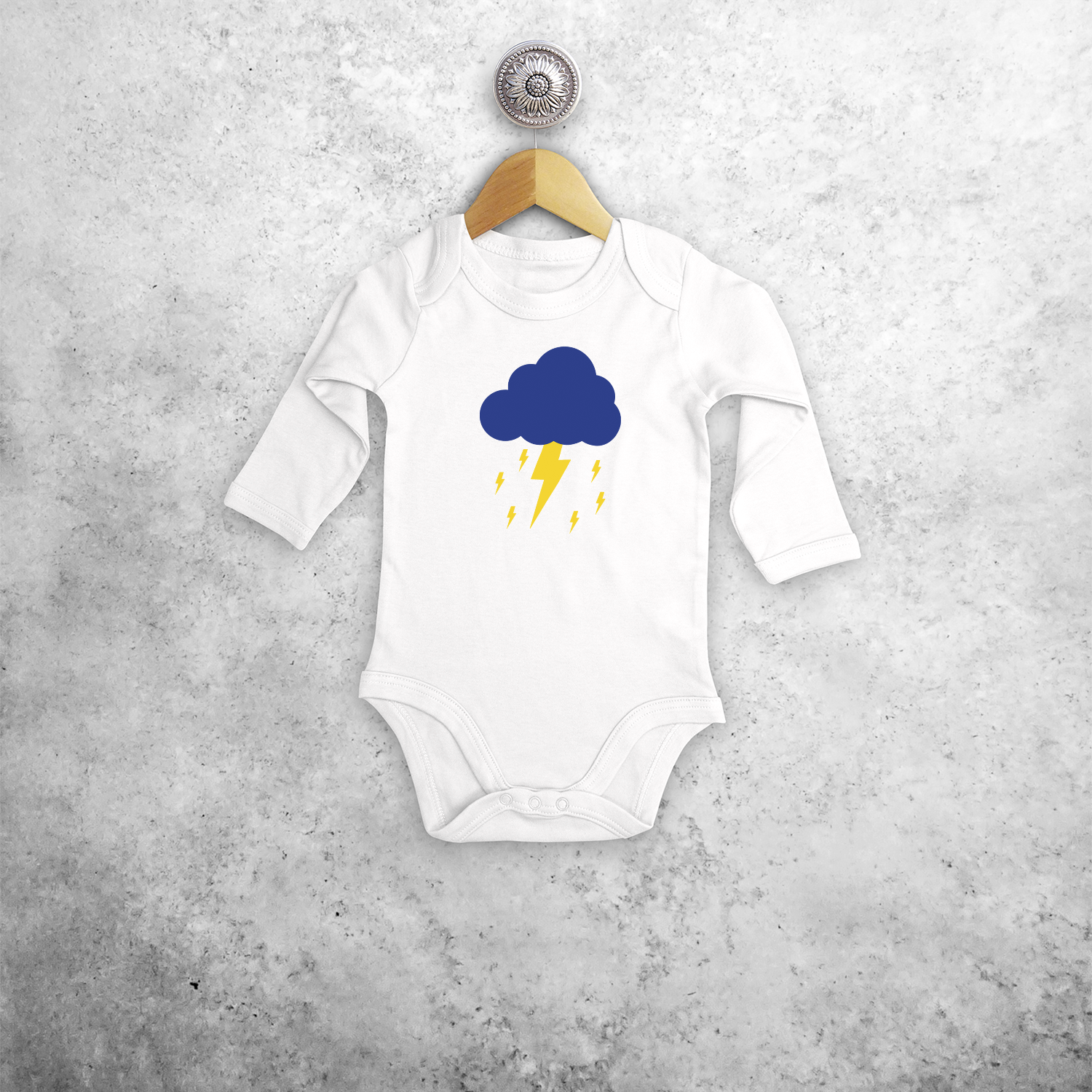 Bliksem baby kruippakje met lange mouwen