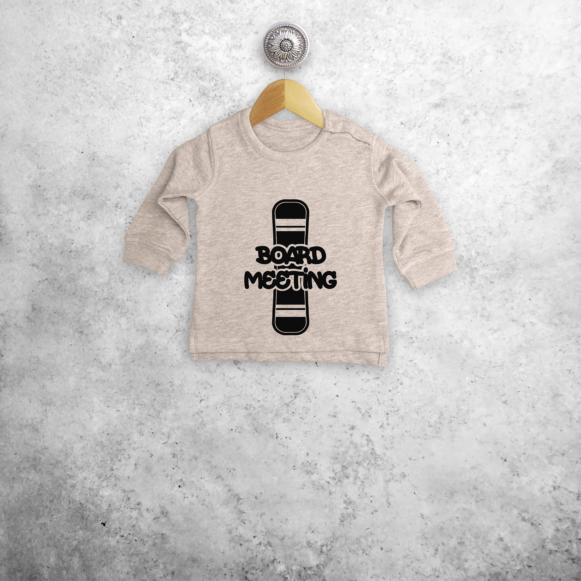 'Board meeting' baby trui