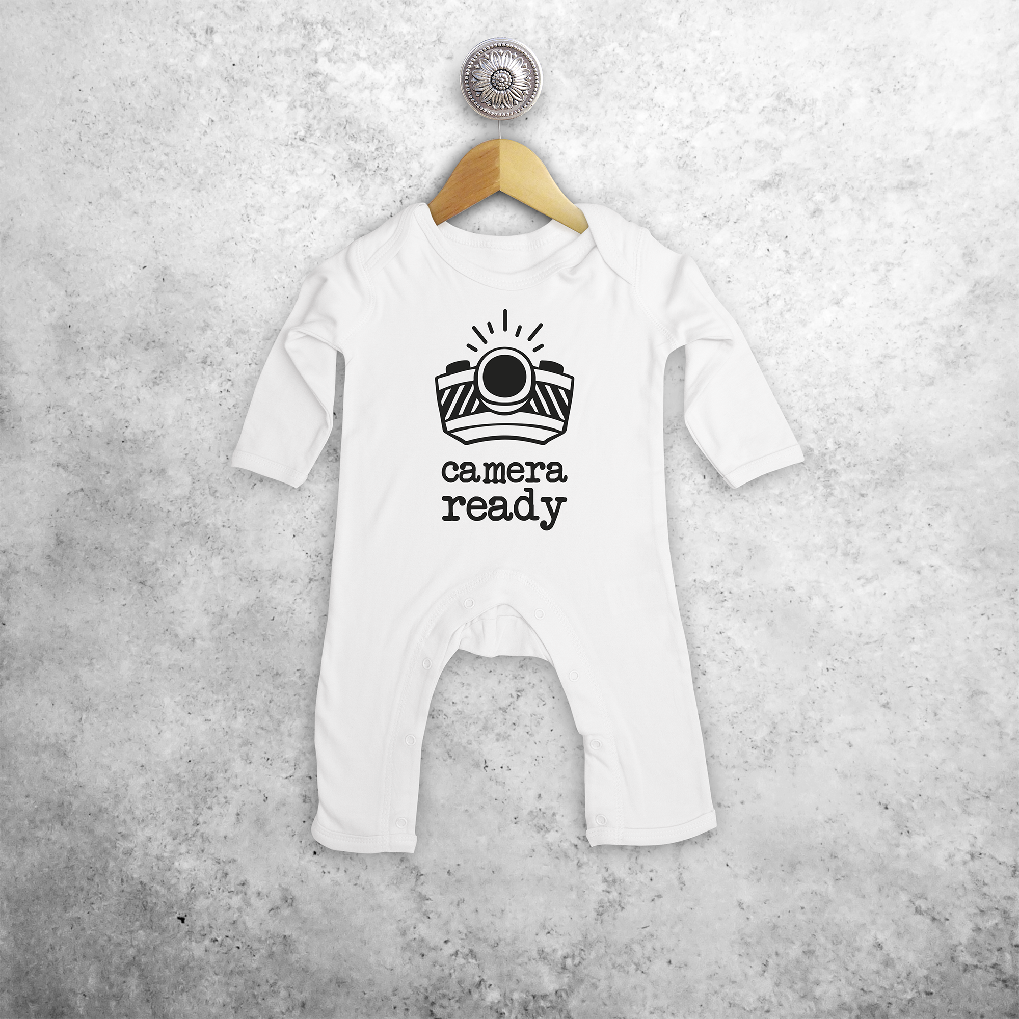 'Camera ready' baby romper