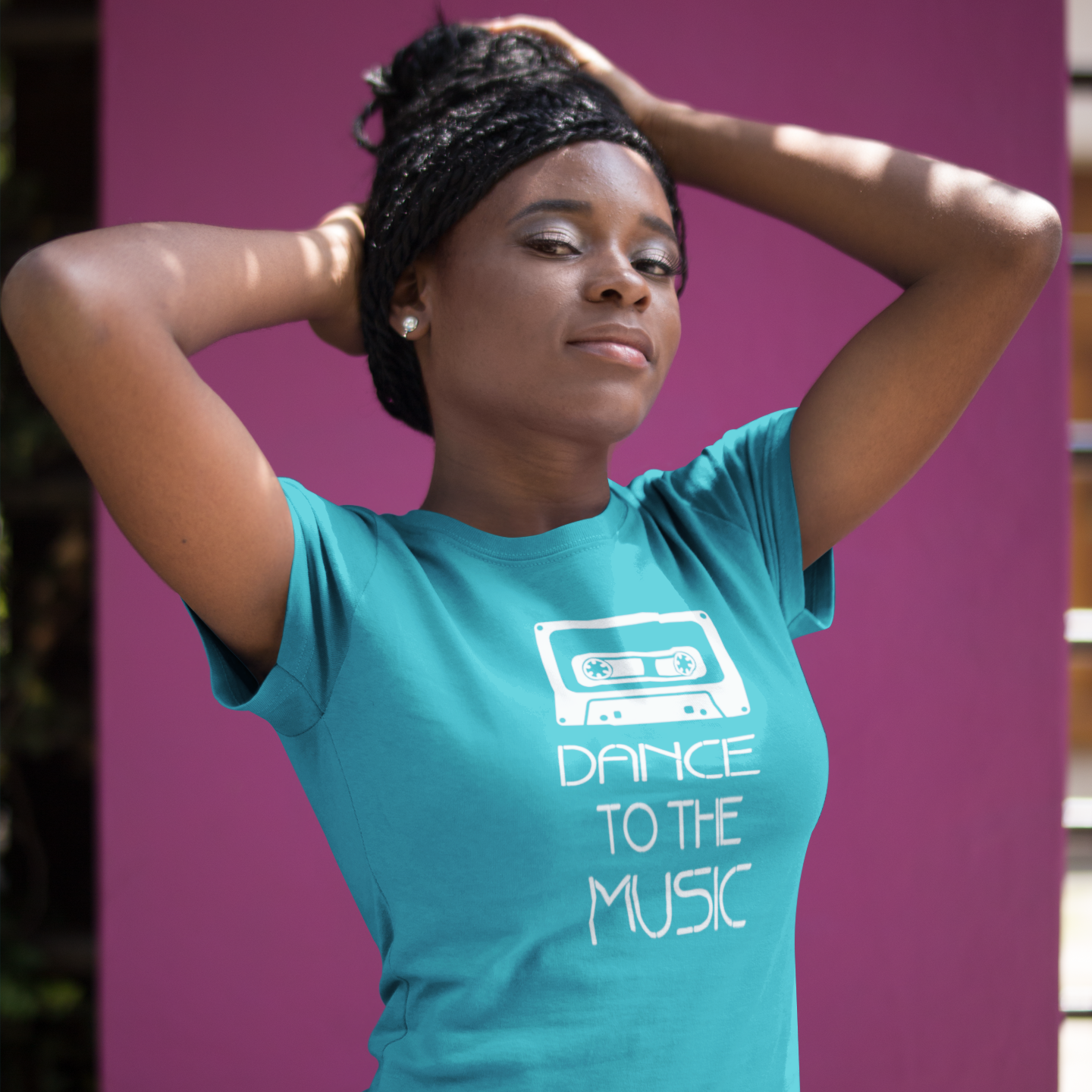 'Dance to the music' volwassene shirt