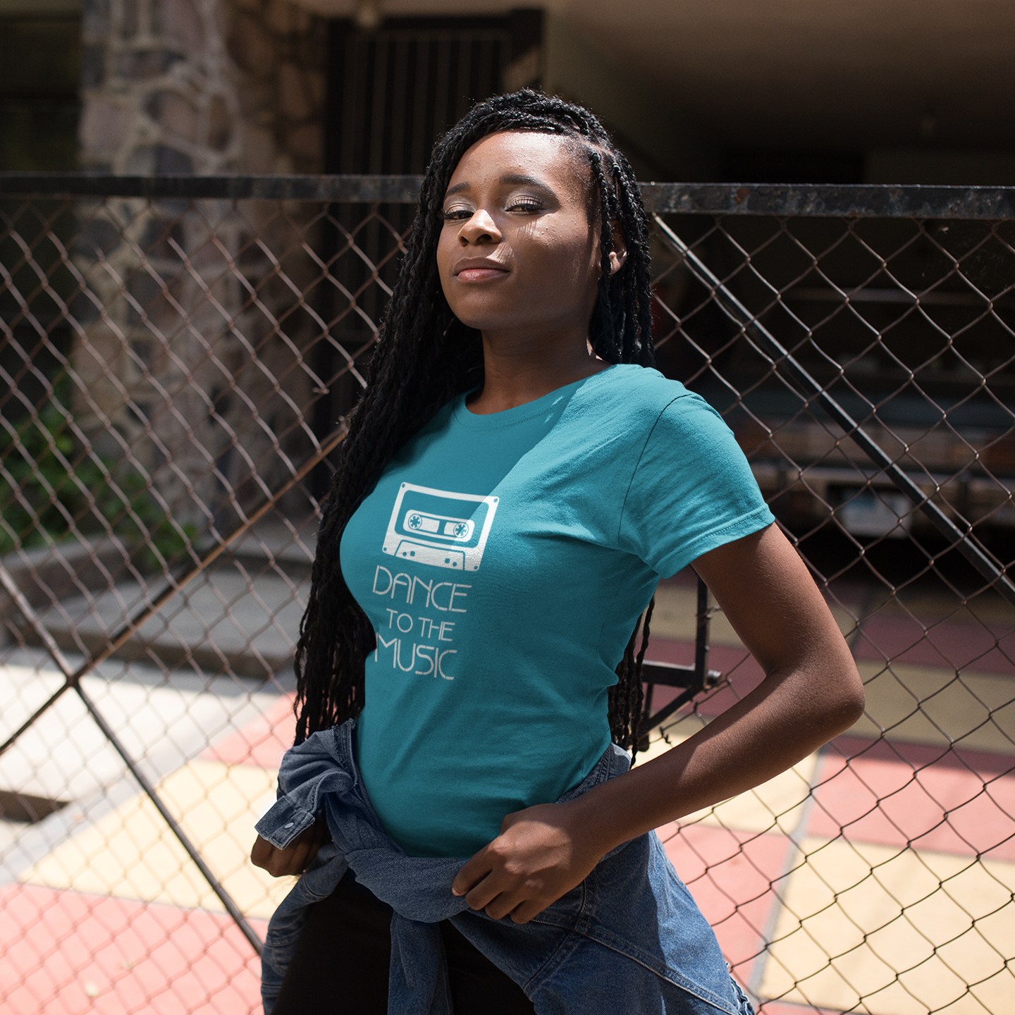 'Dance to the music' volwassene shirt