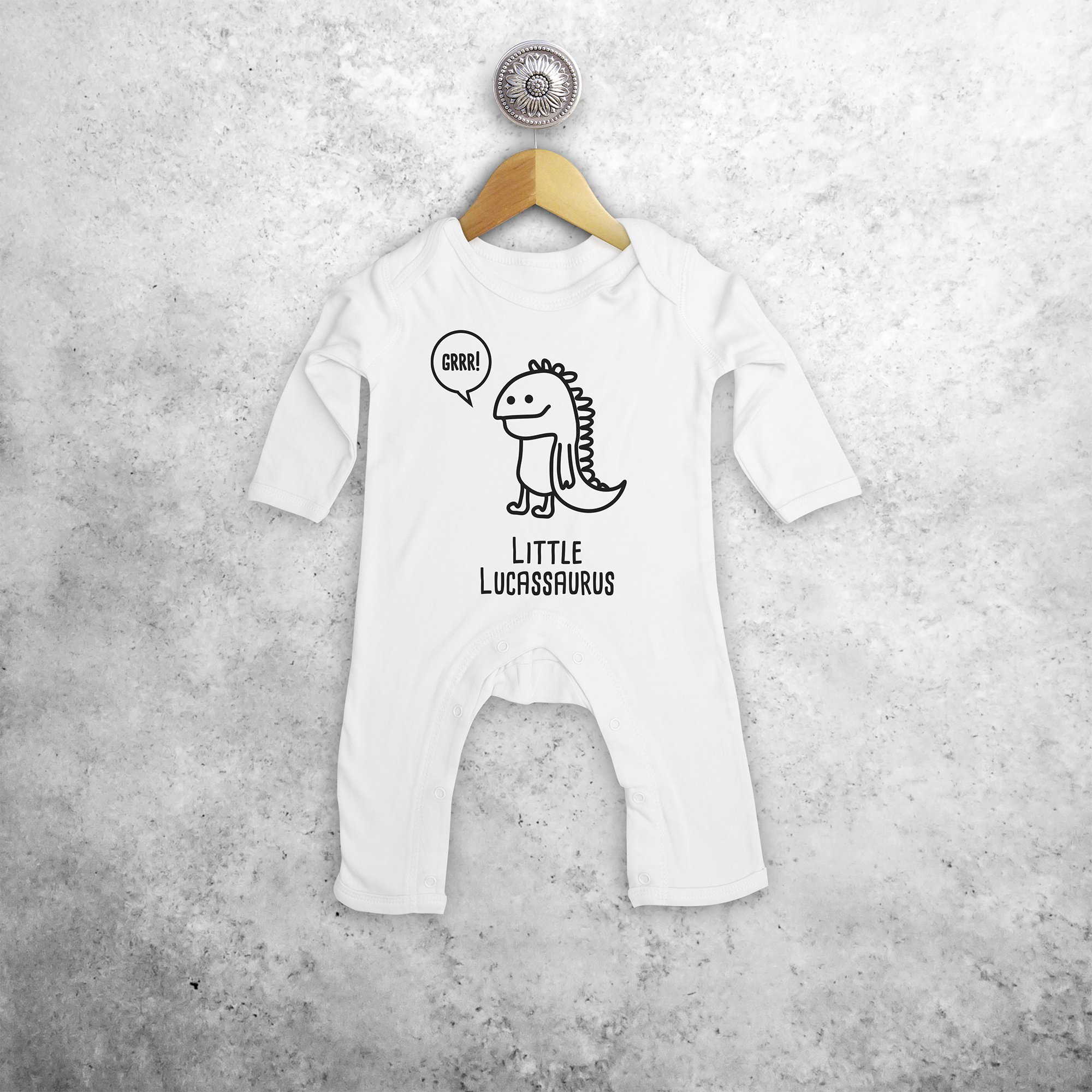 Dino baby romper