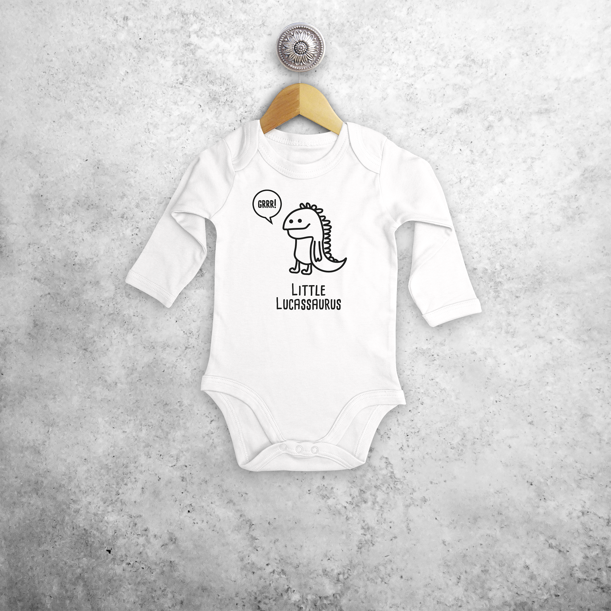 Dino baby longsleeve bodysuit