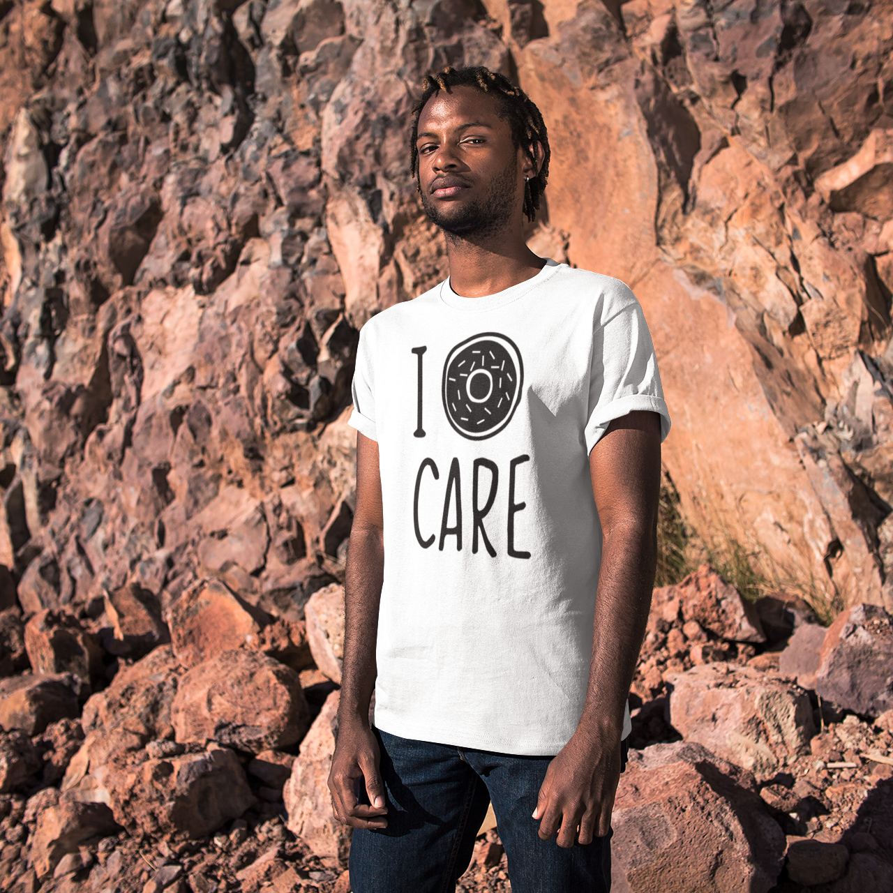 'I donut care' volwassene shirt