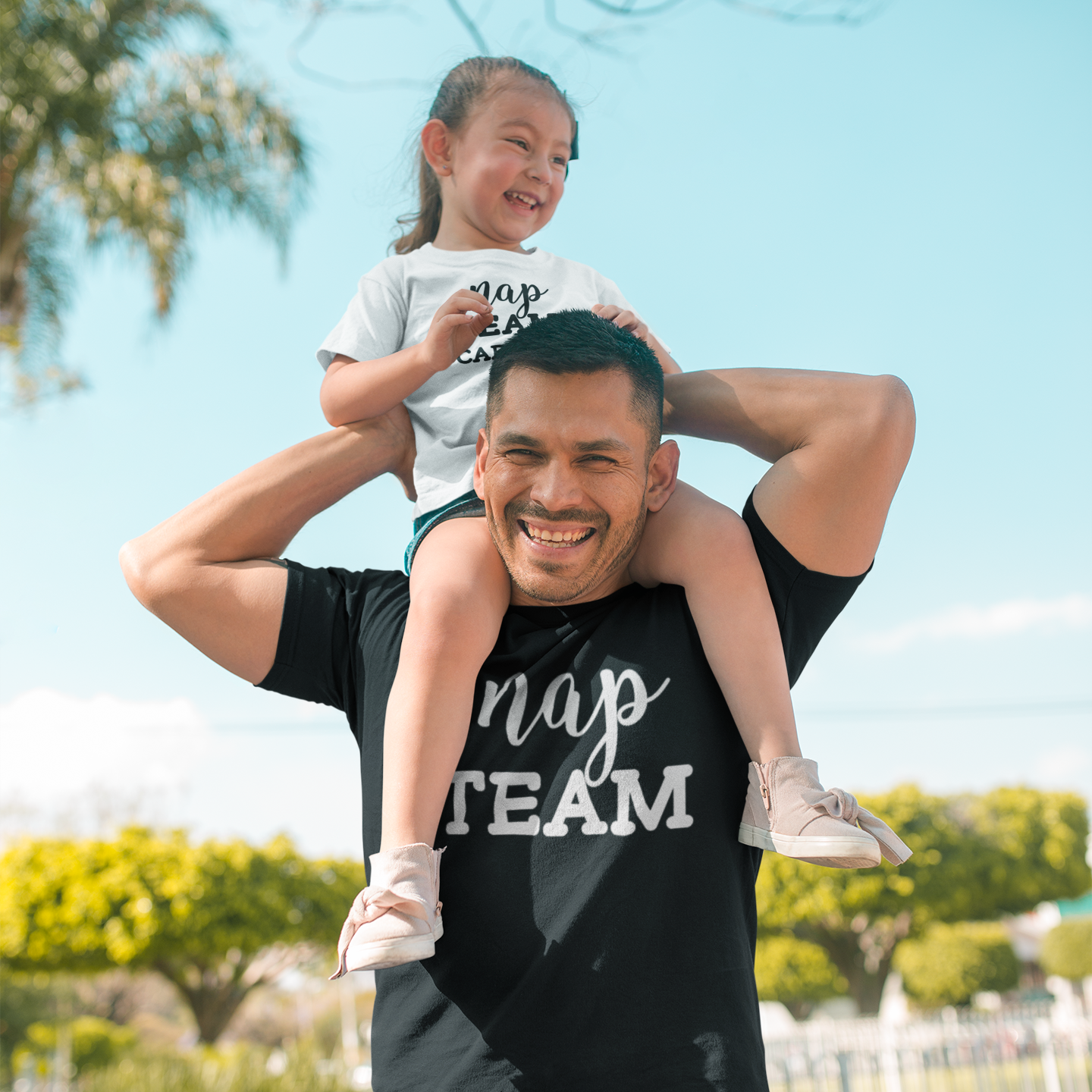 'Nap team captain' kind shirt met korte mouwen