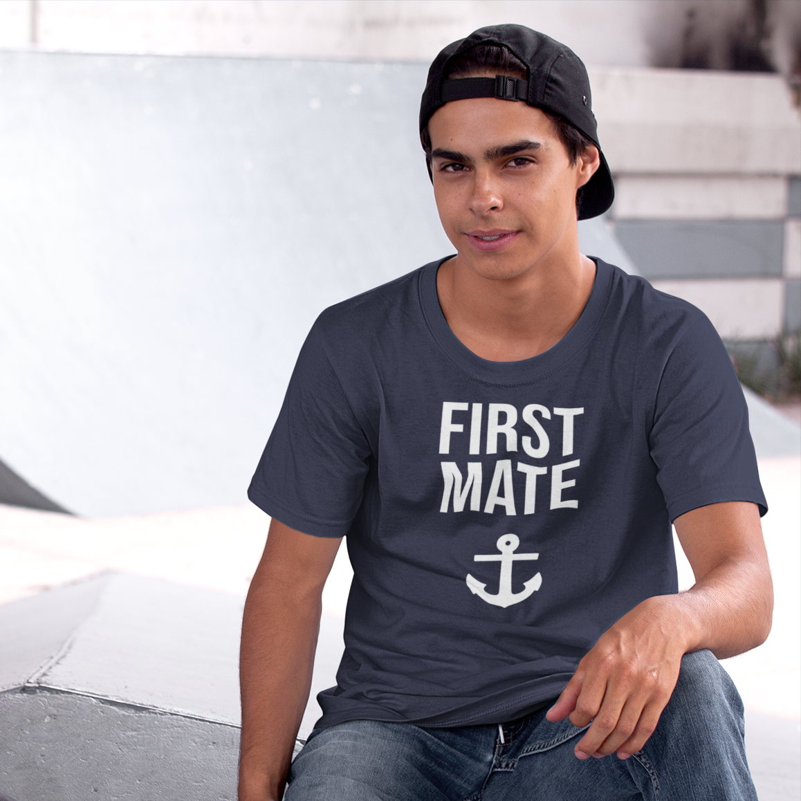 'First mate' volwassene shirt