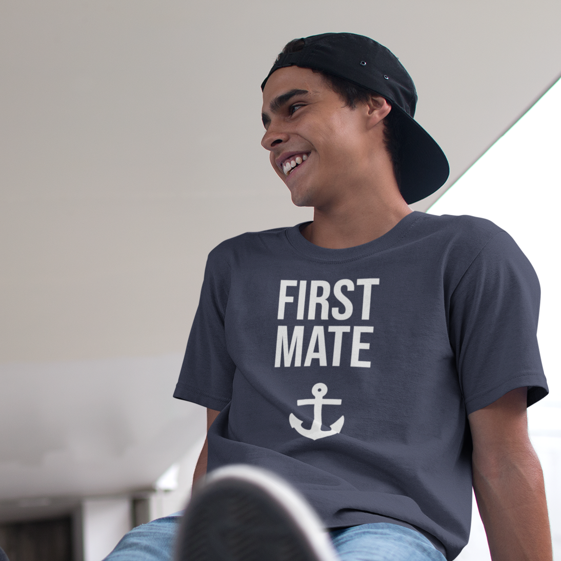 'First mate' volwassene shirt