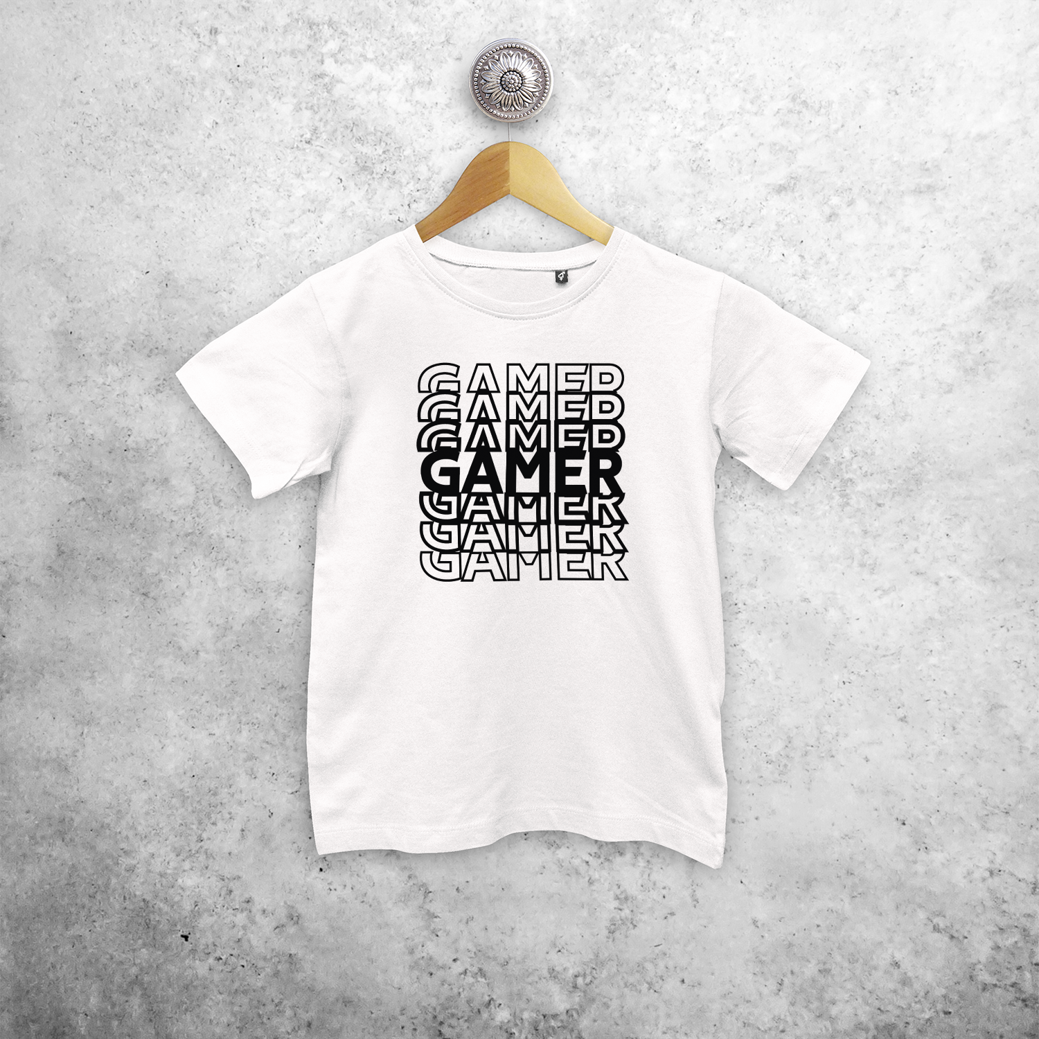 'Gamer' kind shirt met korte mouwen