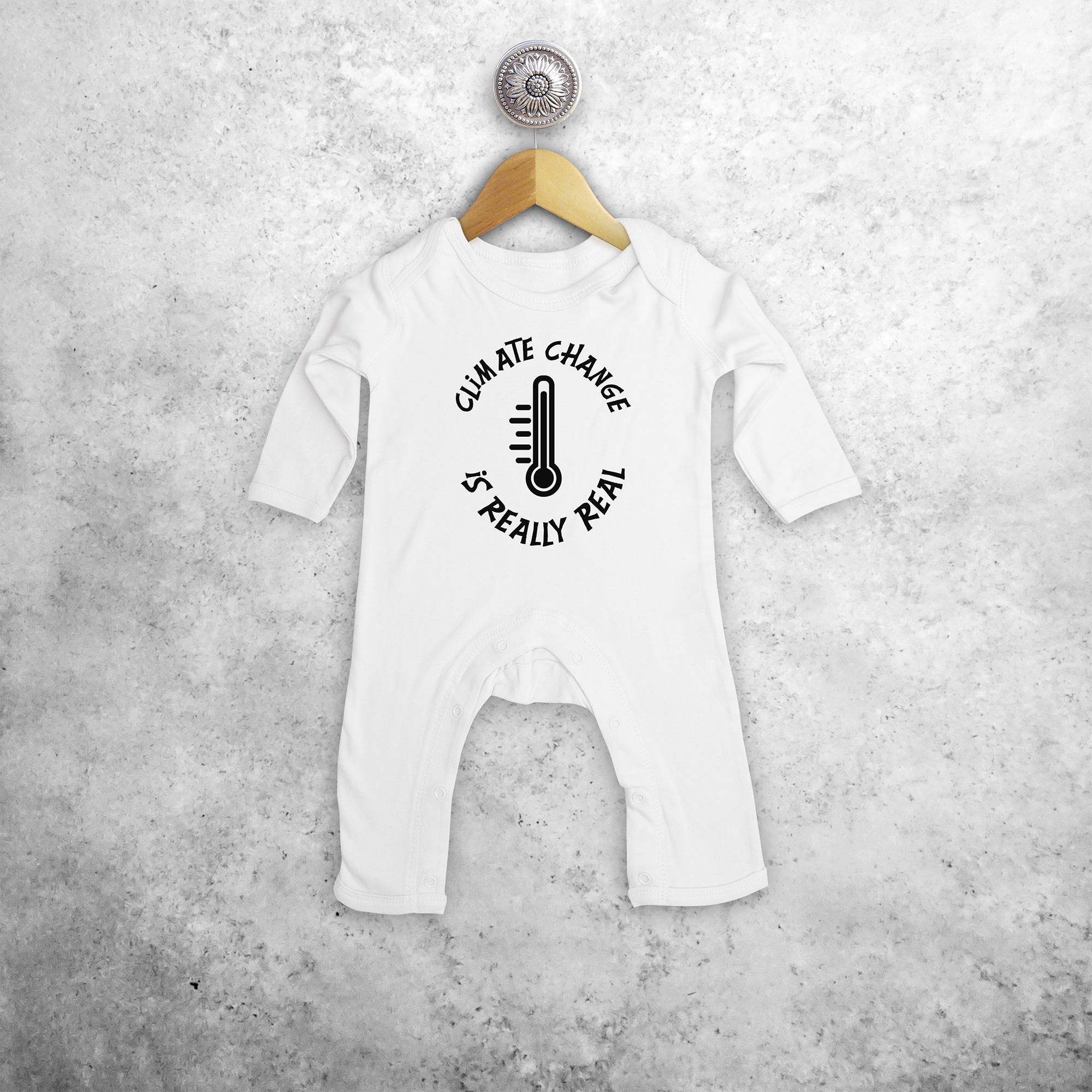 'Climate change is really real' baby romper
