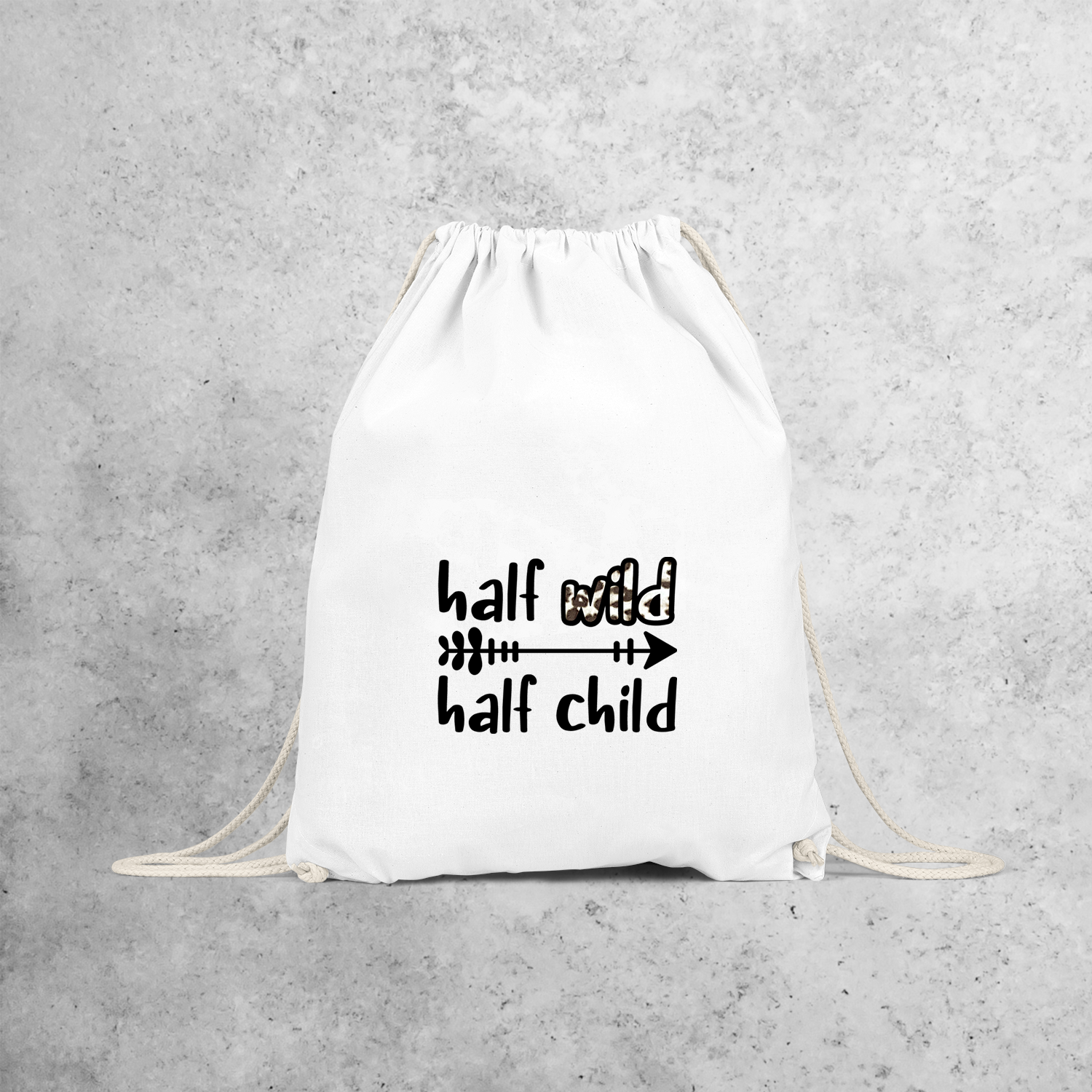 Half wild, Half child' rugzak