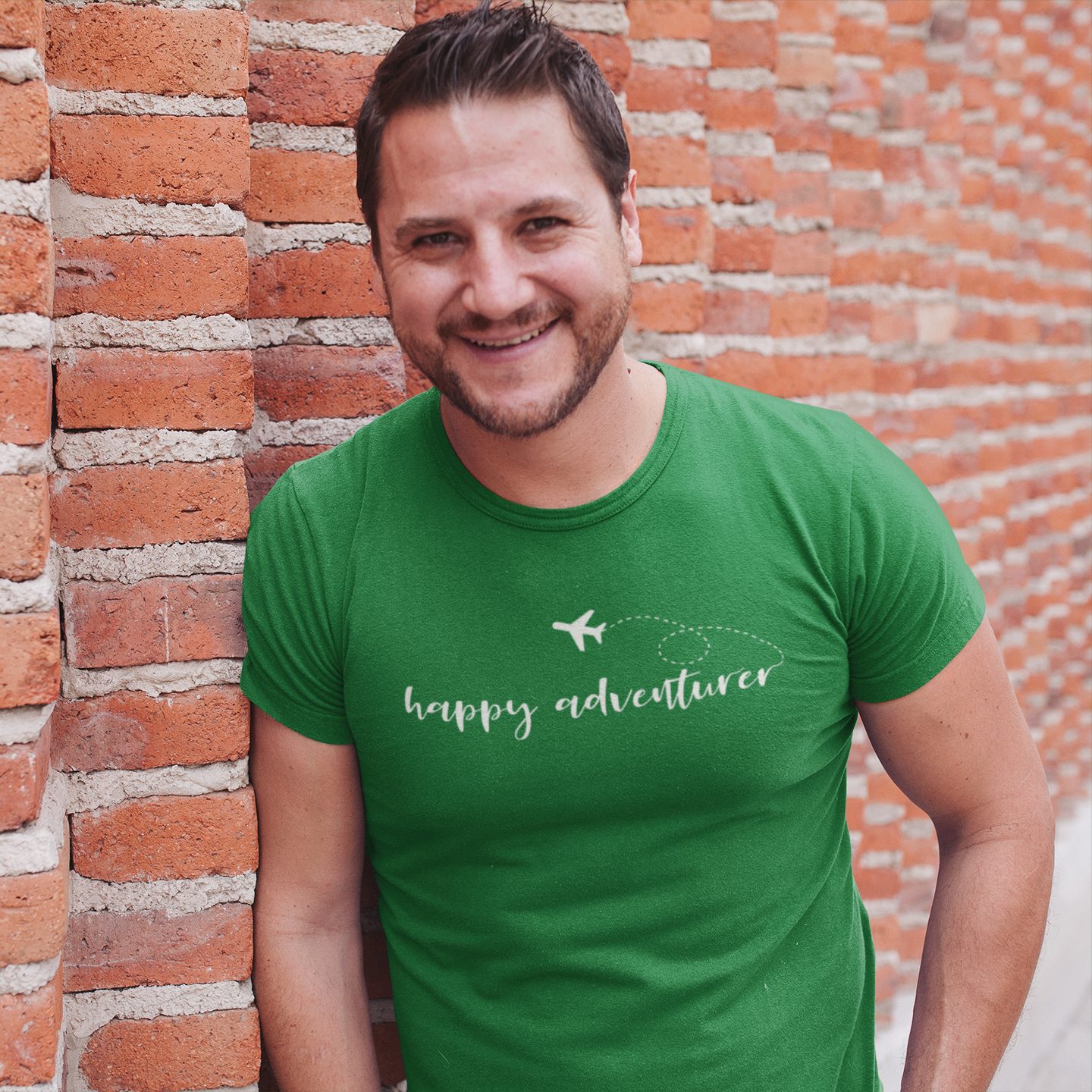 'Happy adventurer' volwassene shirt
