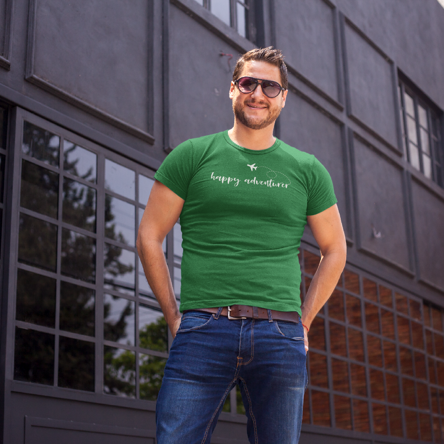 'Happy adventurer' volwassene shirt