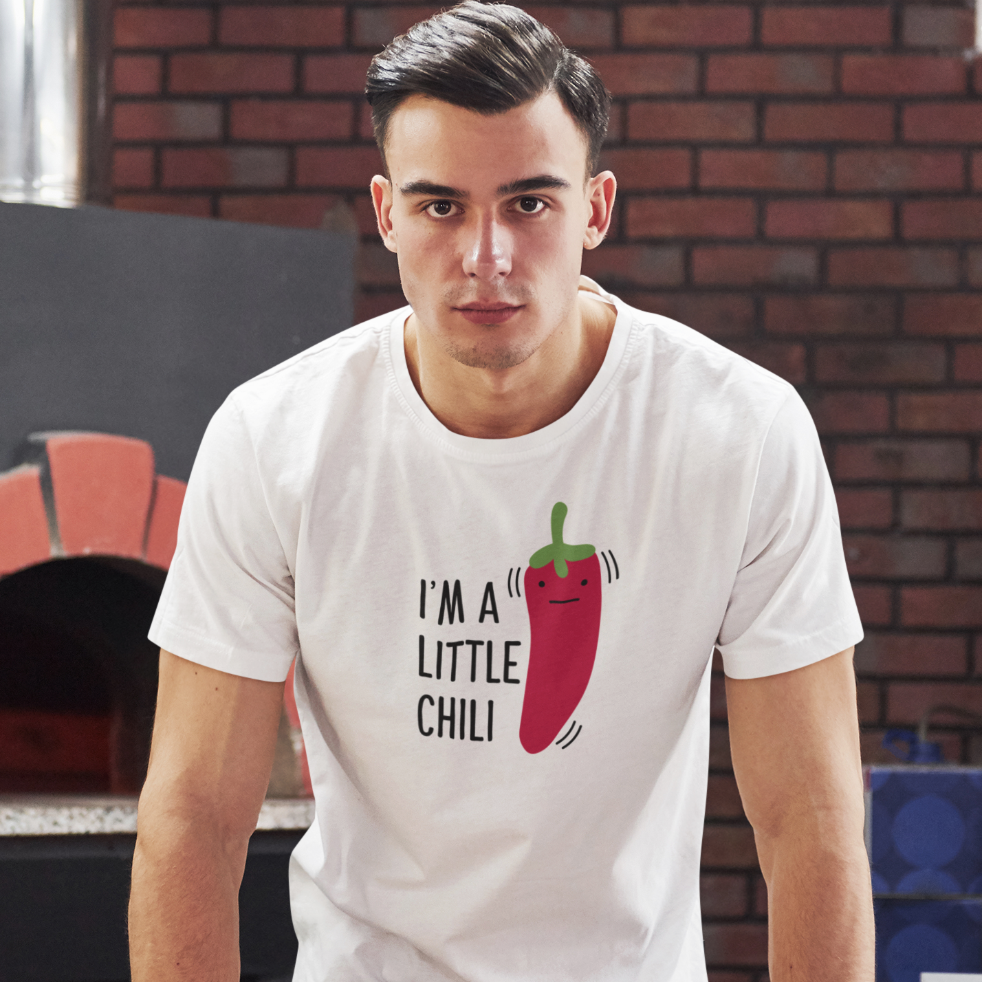 I'm a little chili' volwassene shirt