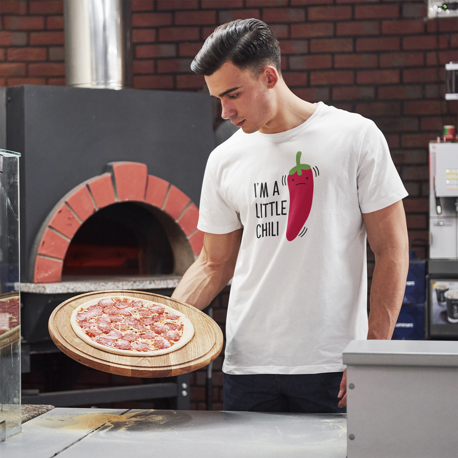 I'm a little chili' volwassene shirt