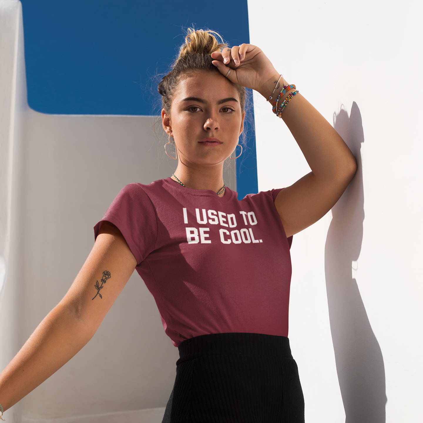 'I used to be cool' adult shirt