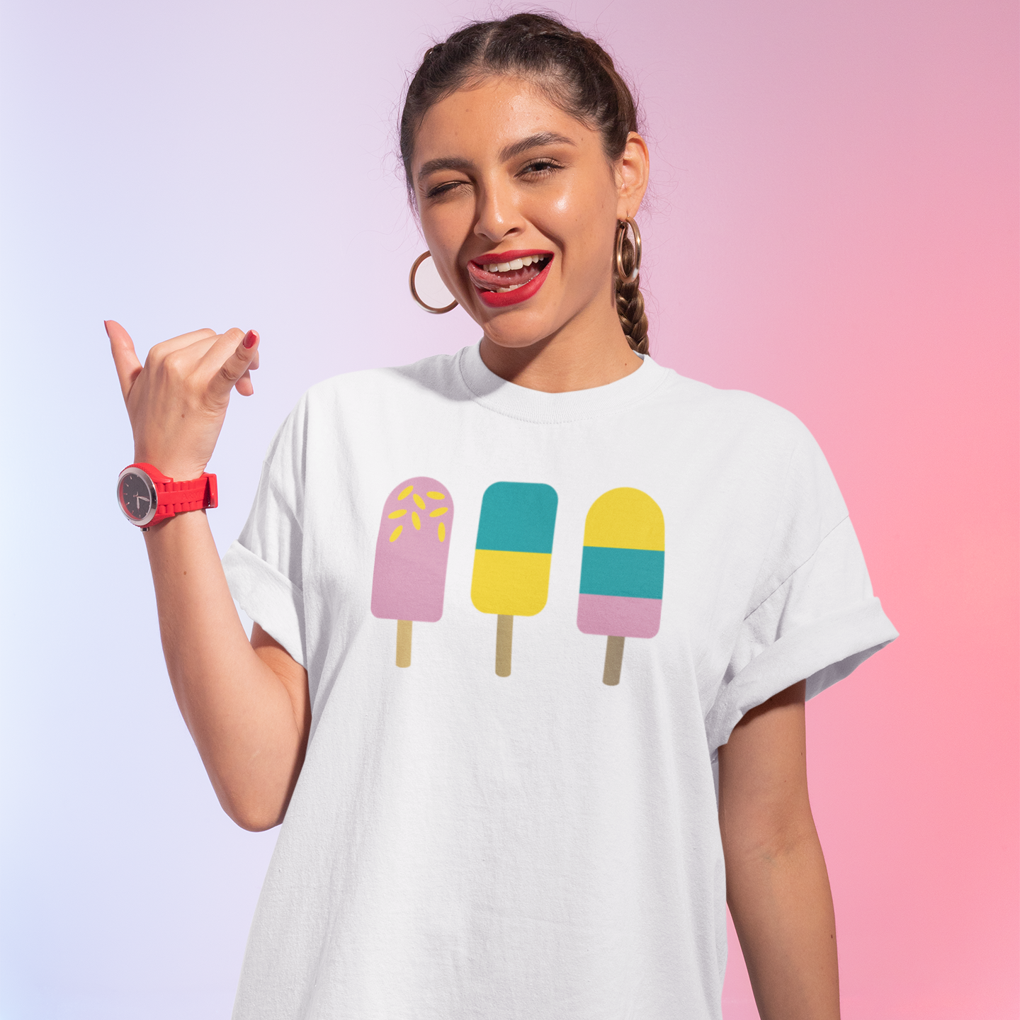 Ijsjes volwassene shirt