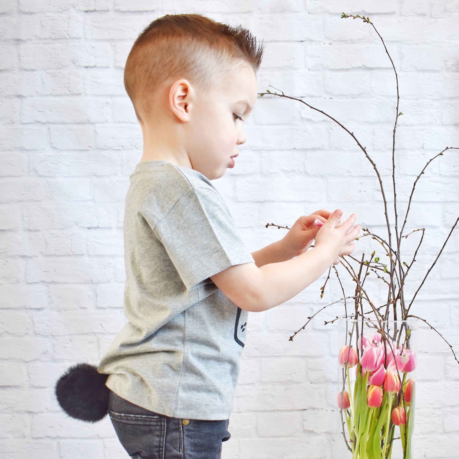 Konijntje kind shirt met korte mouwen