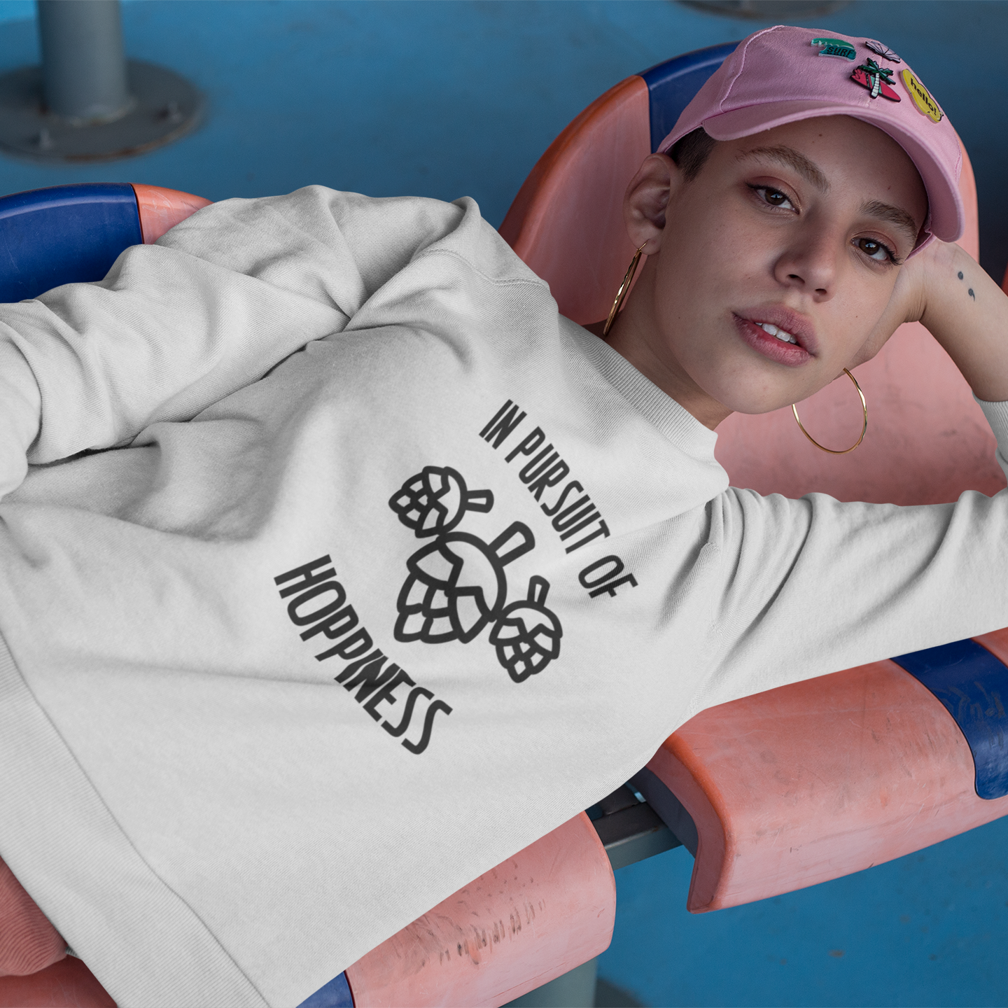 'In pursuit in hoppiness' trui