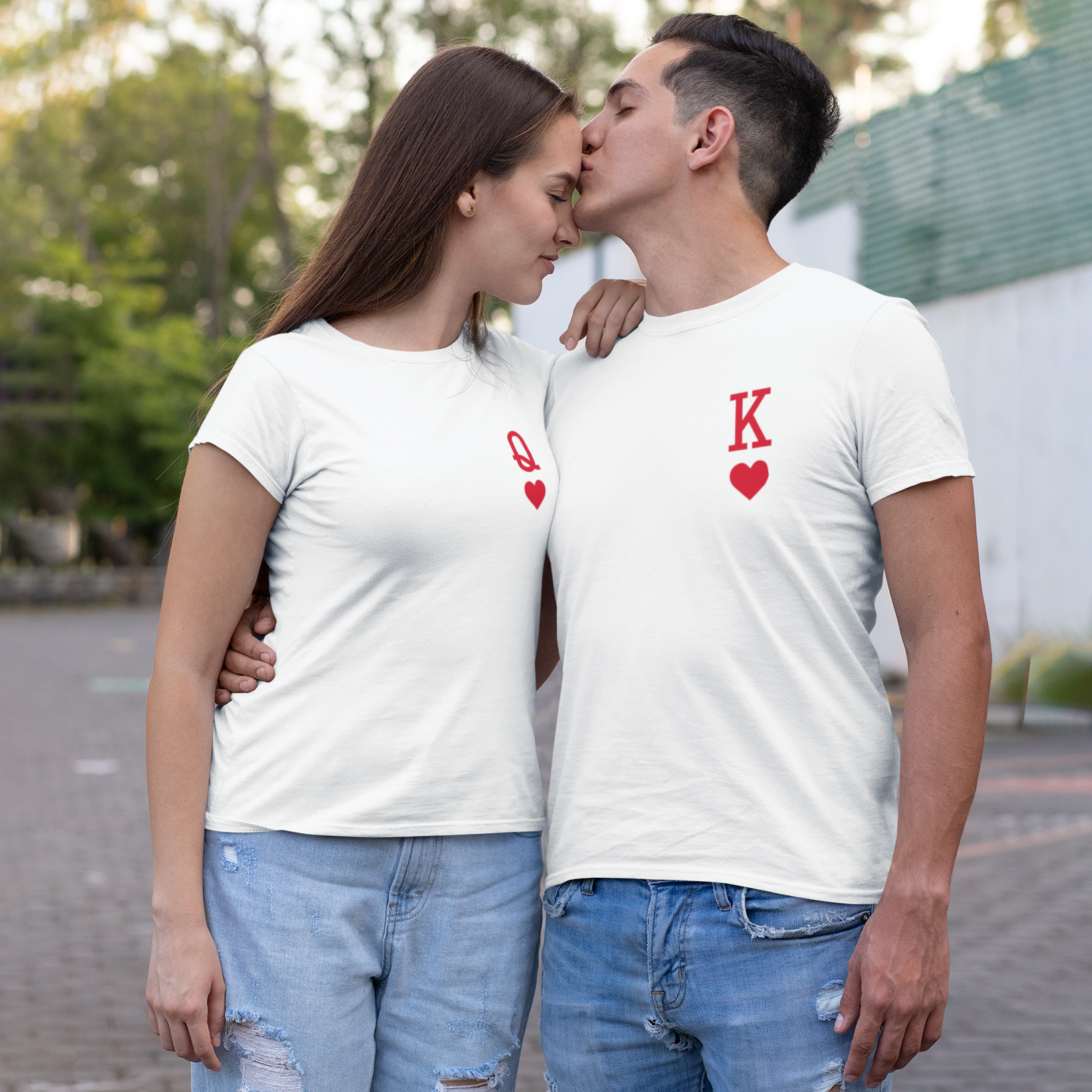 'King of hearts' volwassene shirt