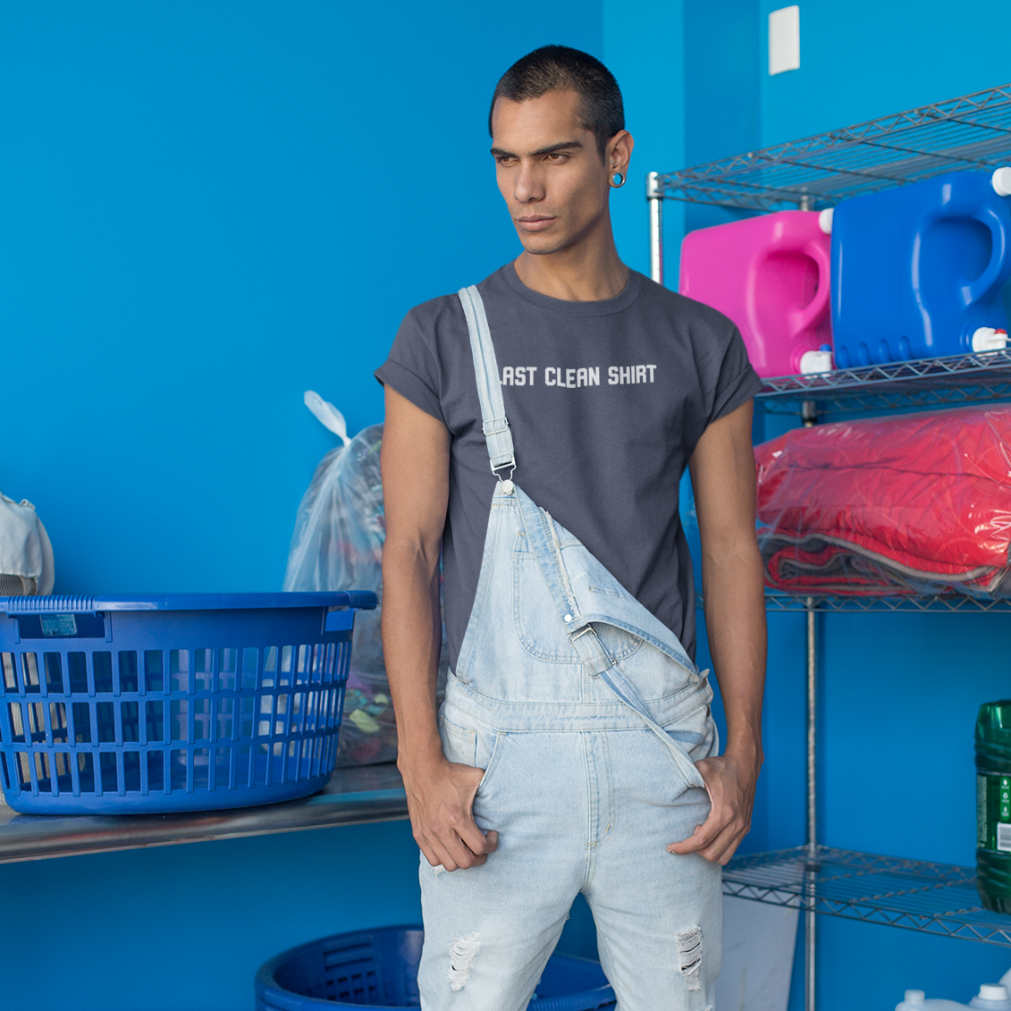 'Last clean shirt' volwassene shirt