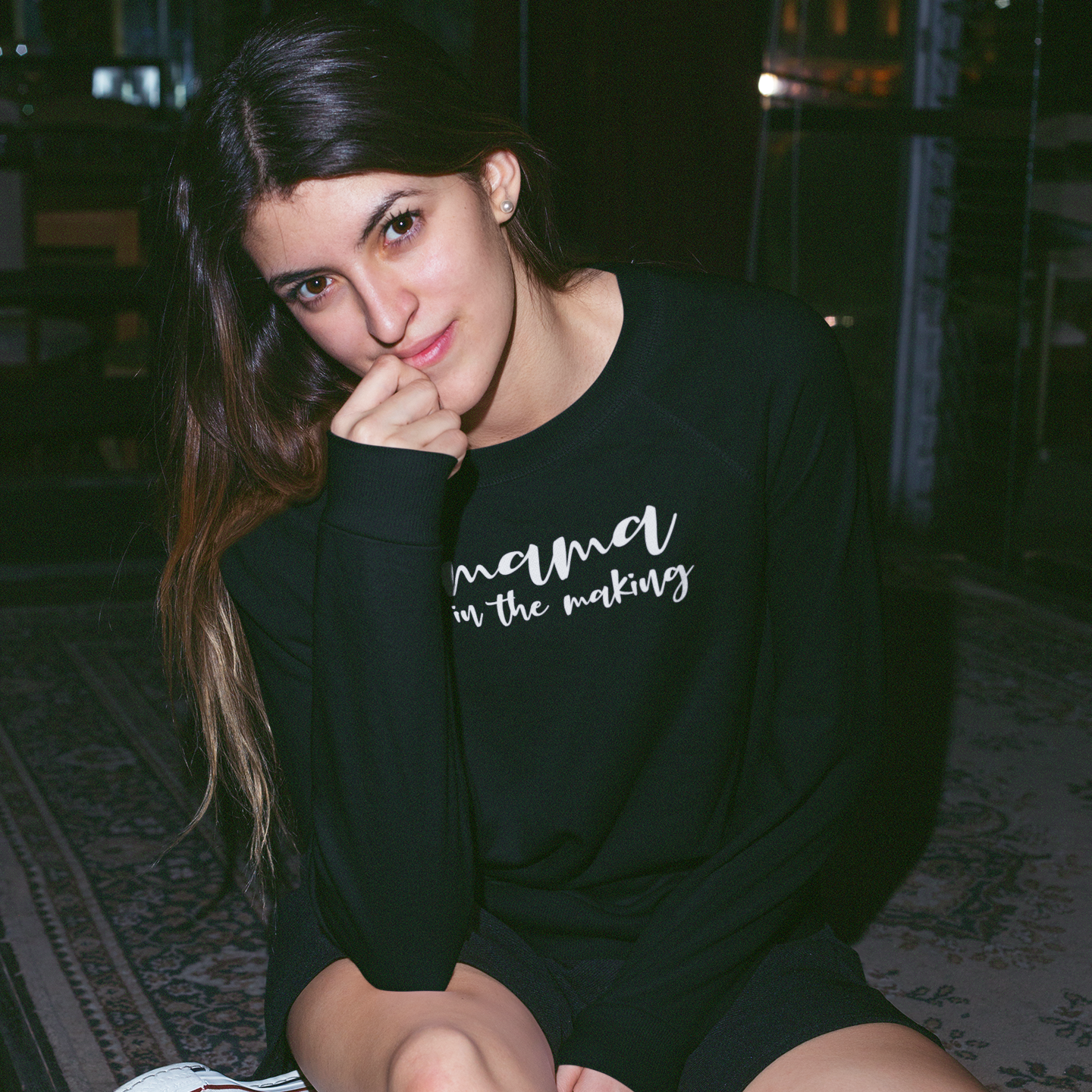 'Mama in the making' trui