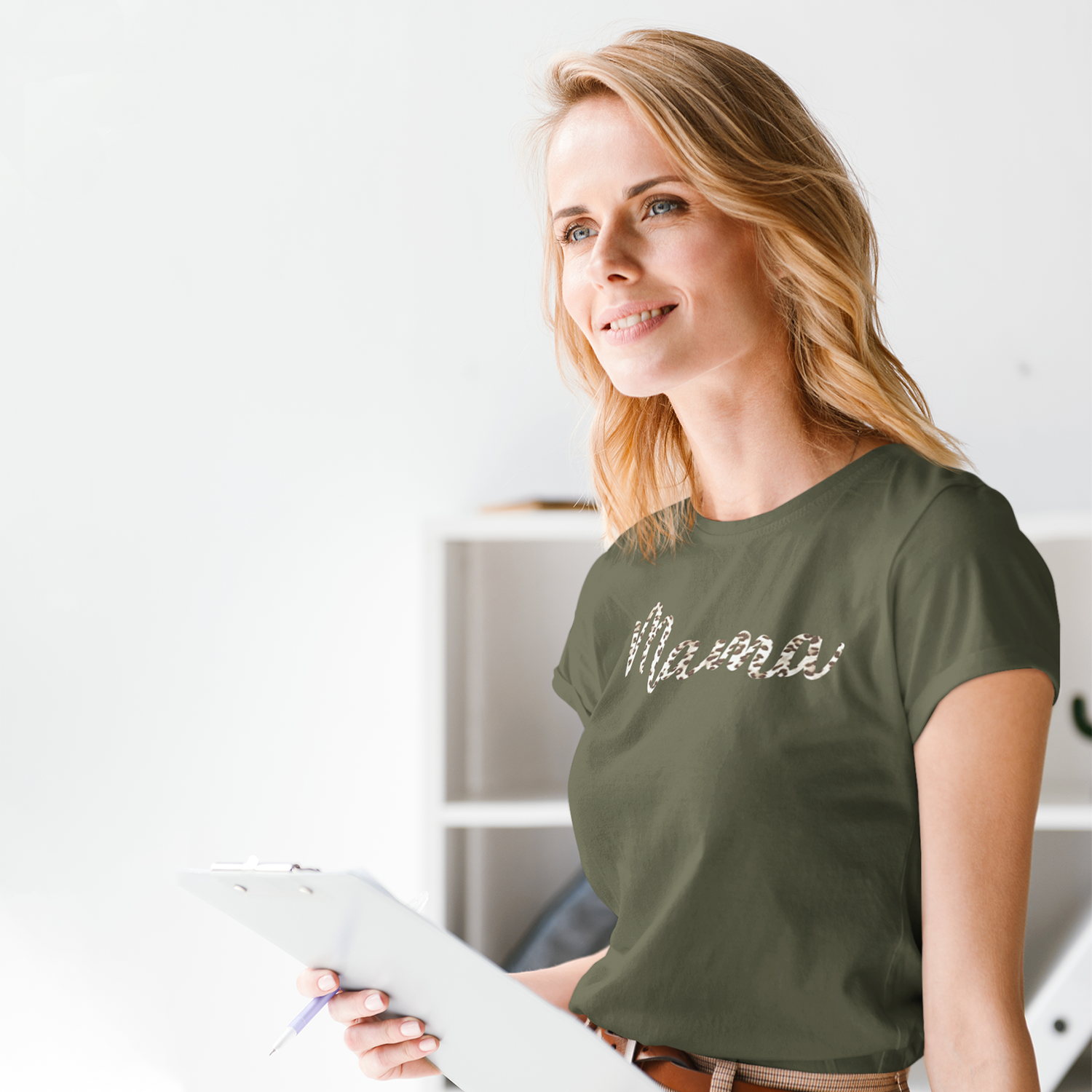 'Mama' luipaard volwassene shirt