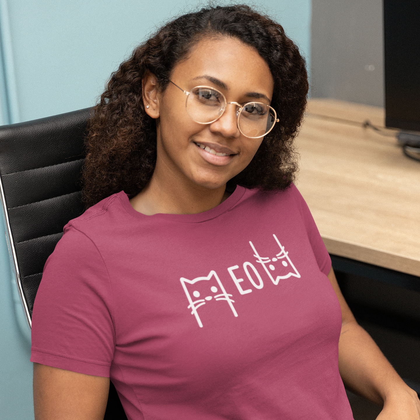 Meow' volwassene shirt