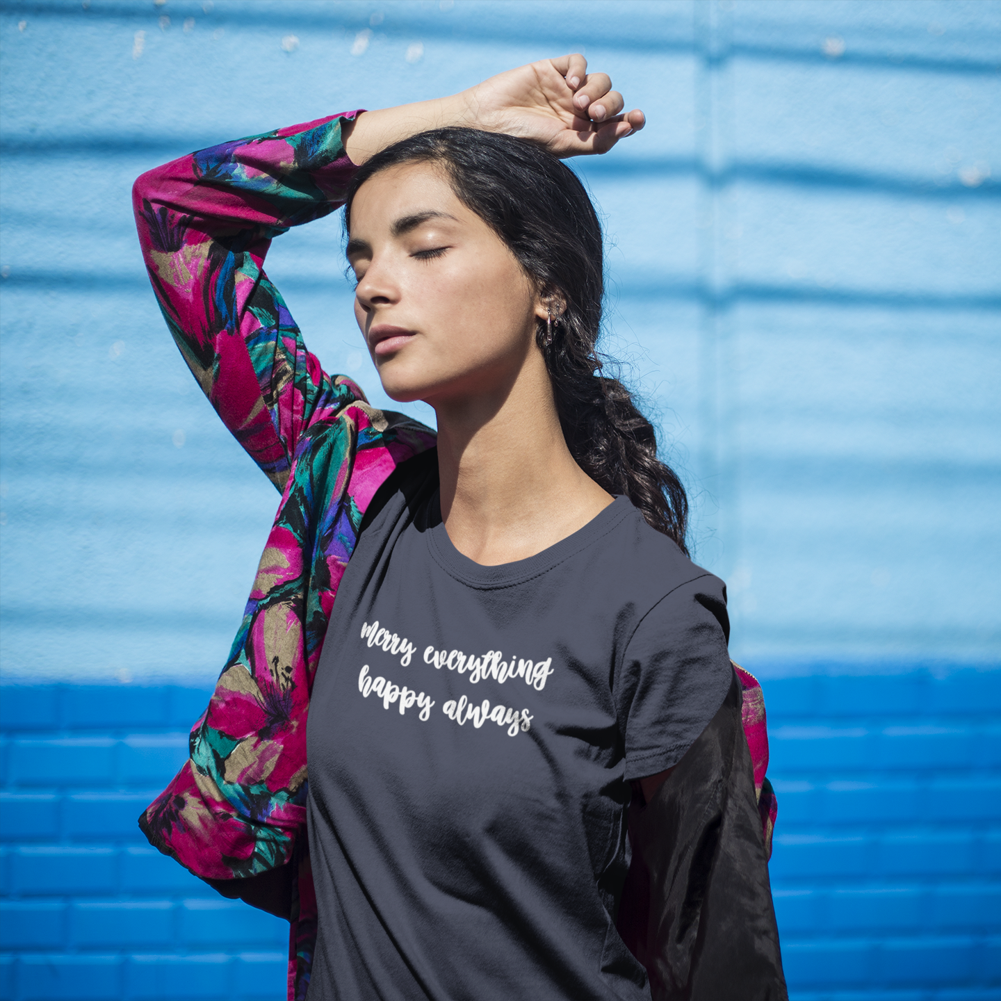 'Merry everything, Happy always' volwassene shirt