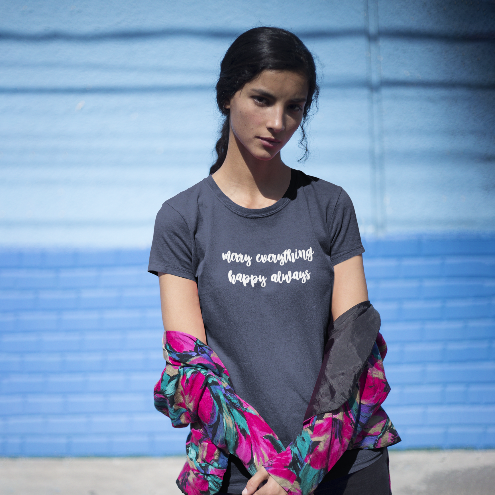 'Merry everything, Happy always' volwassene shirt