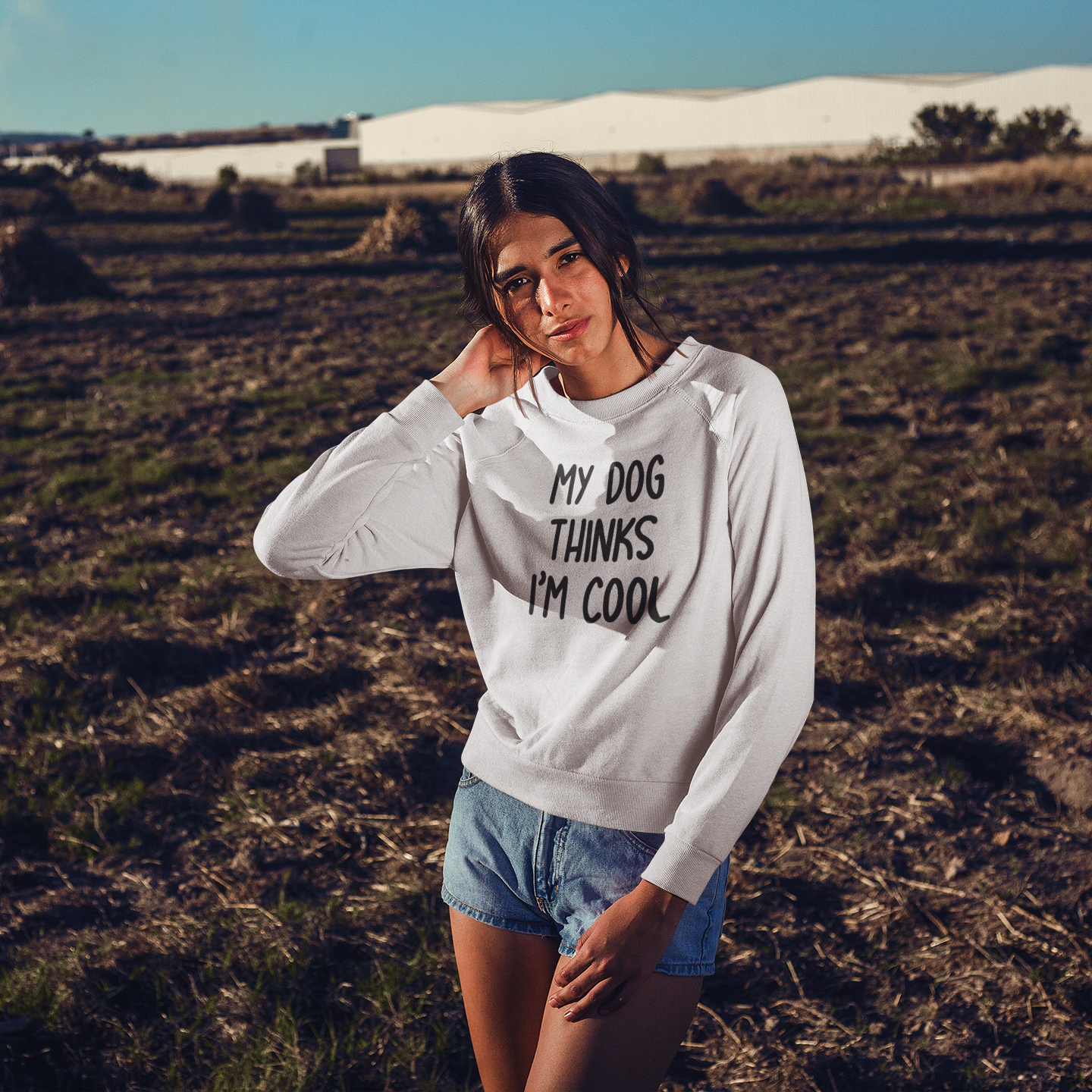 'My dog thinks I'm cool' trui