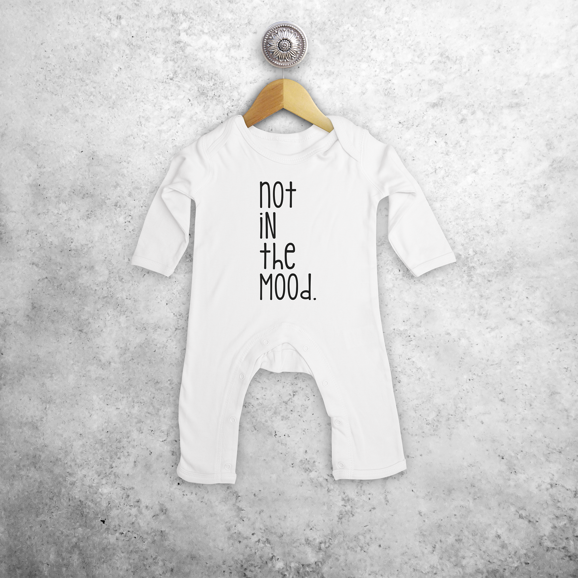 'Not in the mood' baby romper
