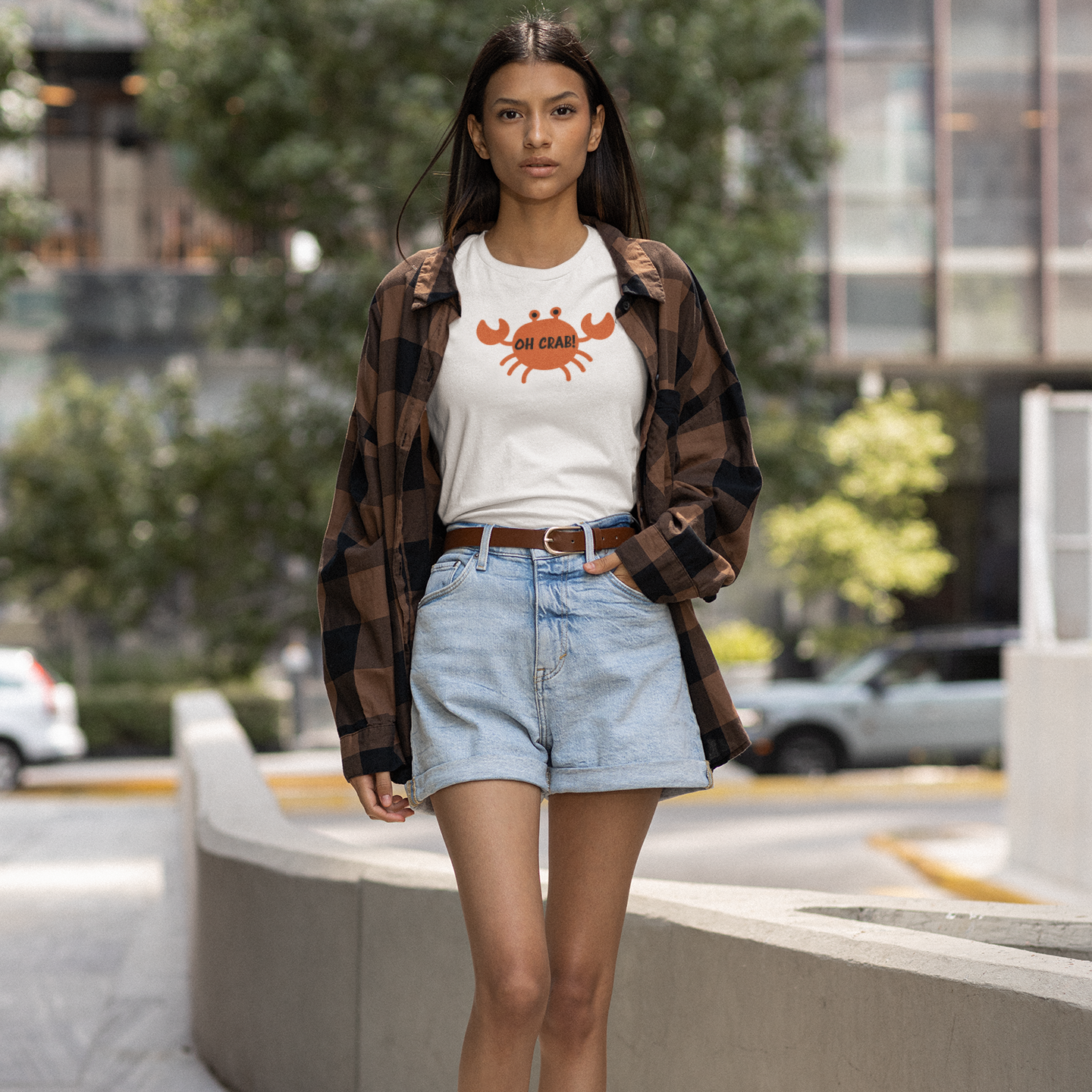 Oh crab!' volwassene shirt