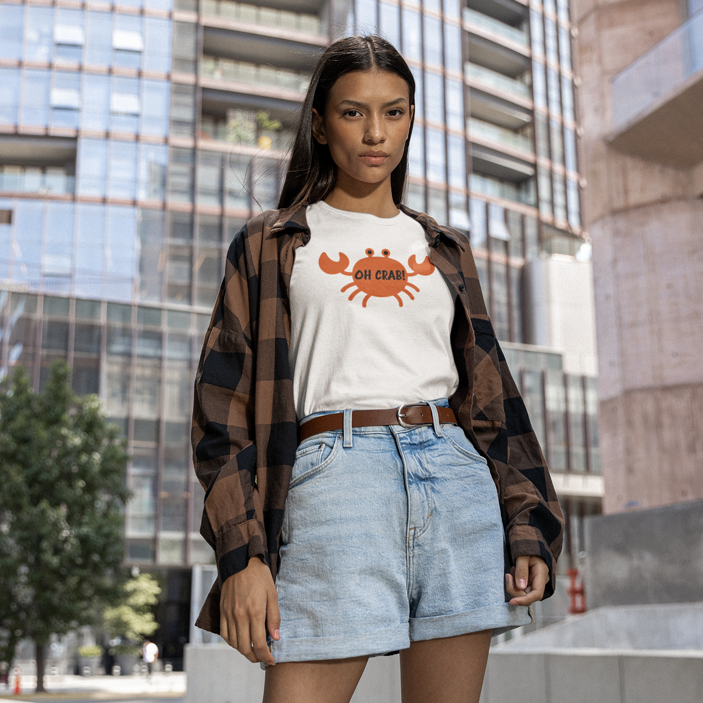 Oh crab!' volwassene shirt