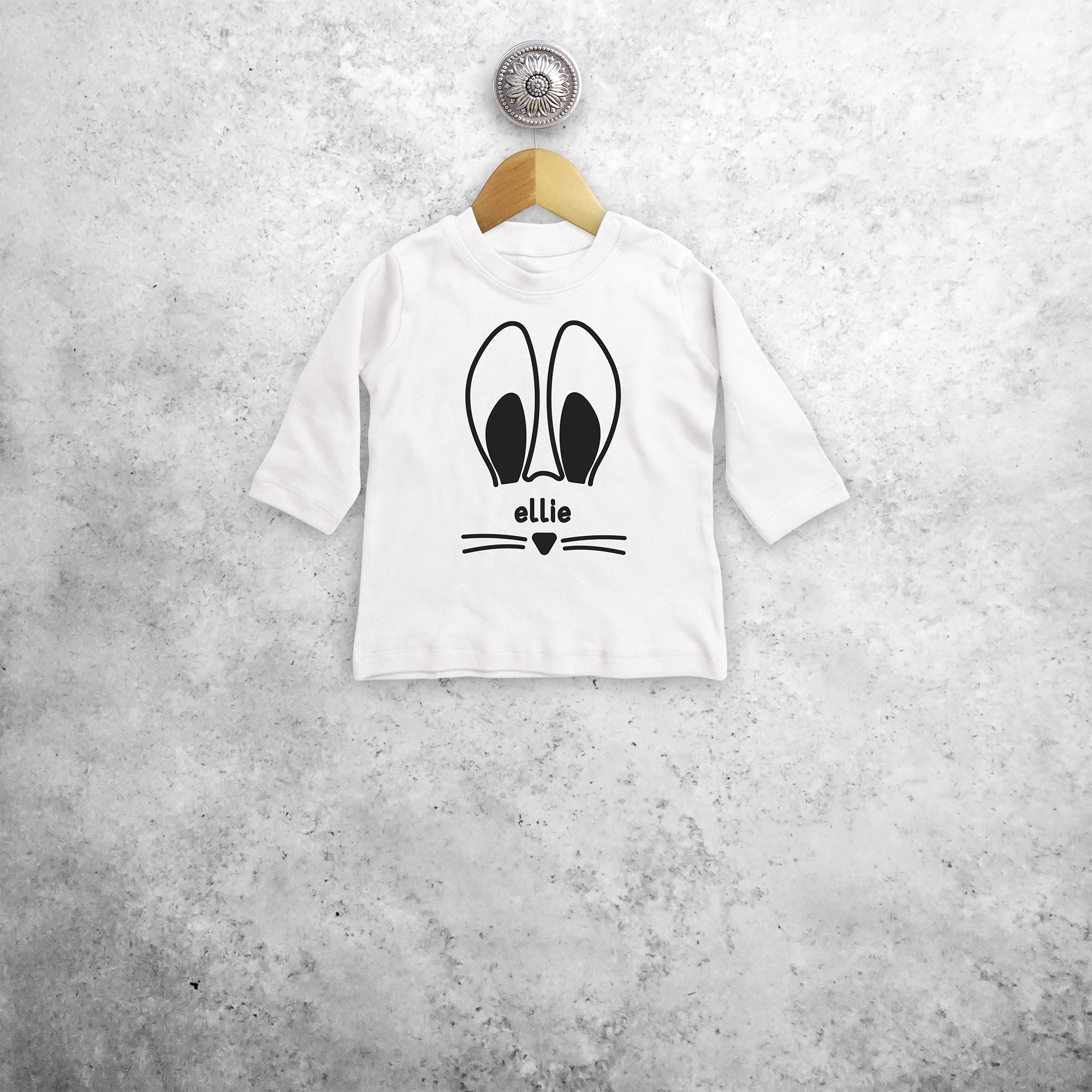 Bunny ears baby longsleeve shirt