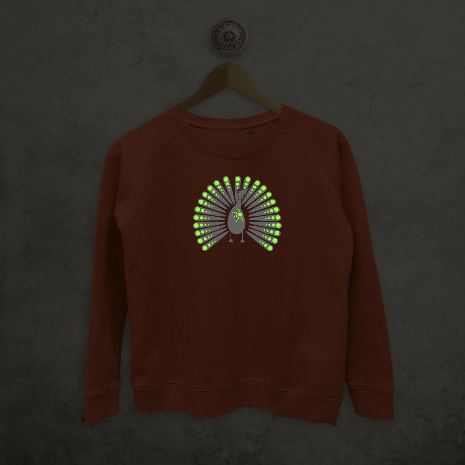 Pauw glow in the dark trui