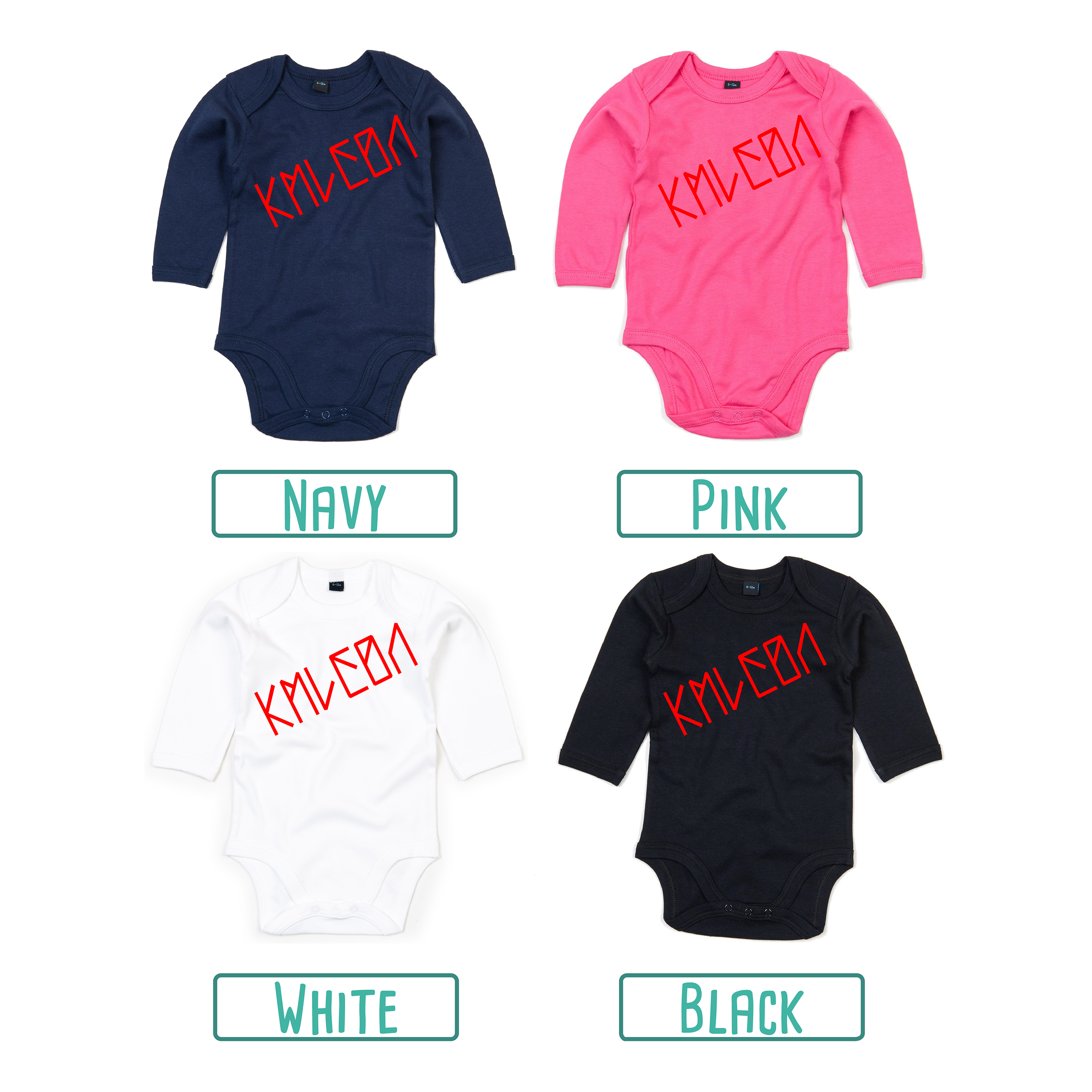 'You' hart baby kruippakje met lange mouwen