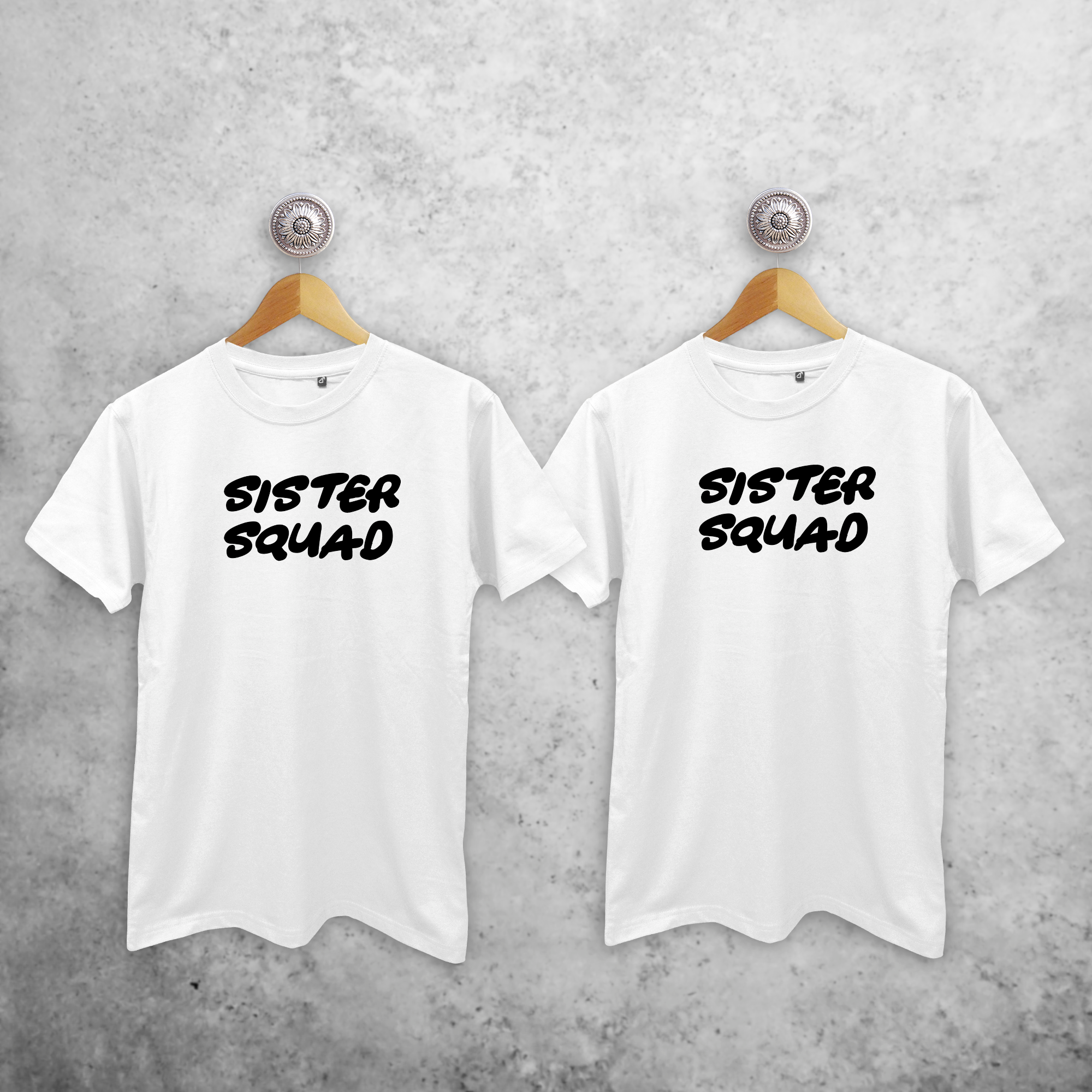 'Sister squad' volwassene broer en zus shirts