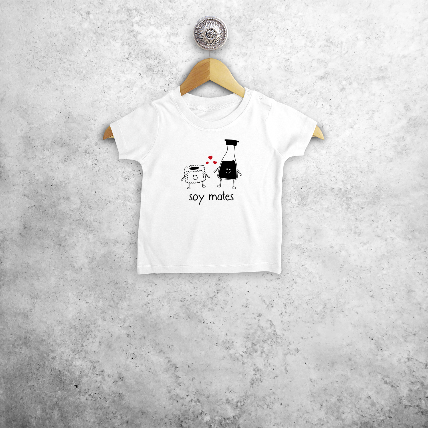 Soy mates' baby shirt met korte mouwen