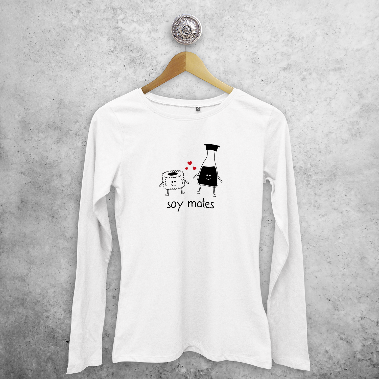 Soy mates' volwassene shirt met lange mouwen