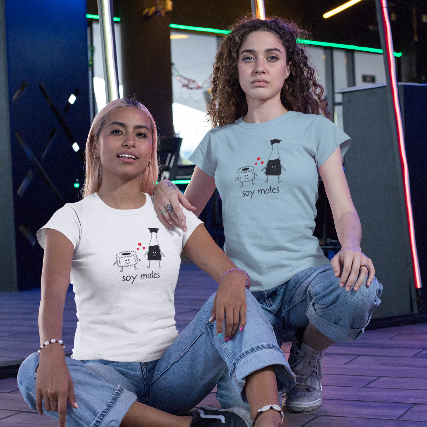 Soy mates' volwassene shirt