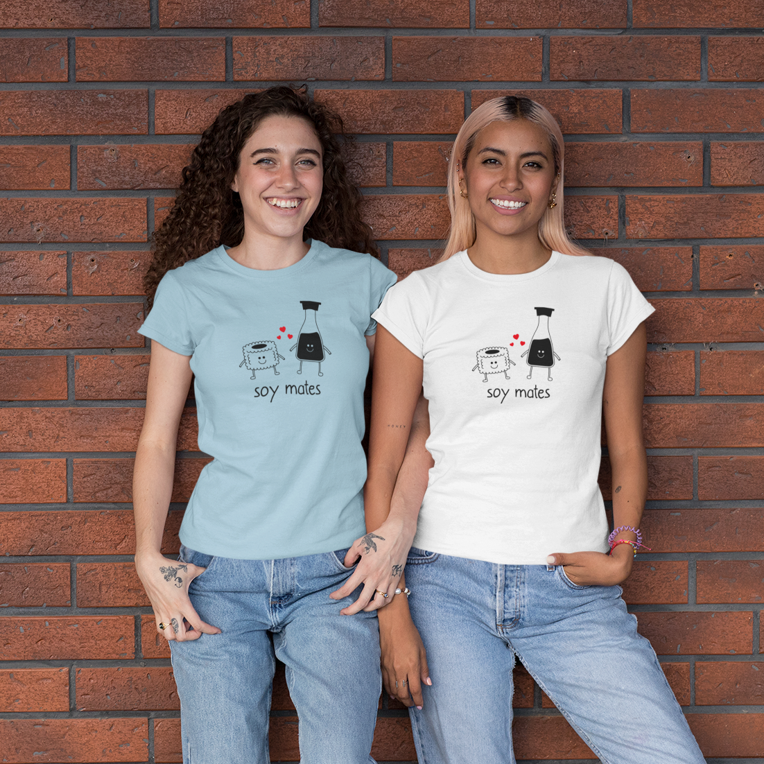 Soy mates' volwassene shirt