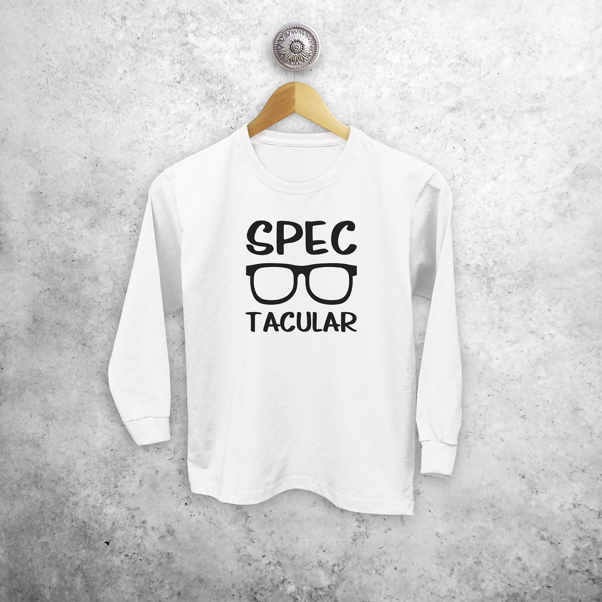 'Spectacular' kind shirt met lange mouwen
