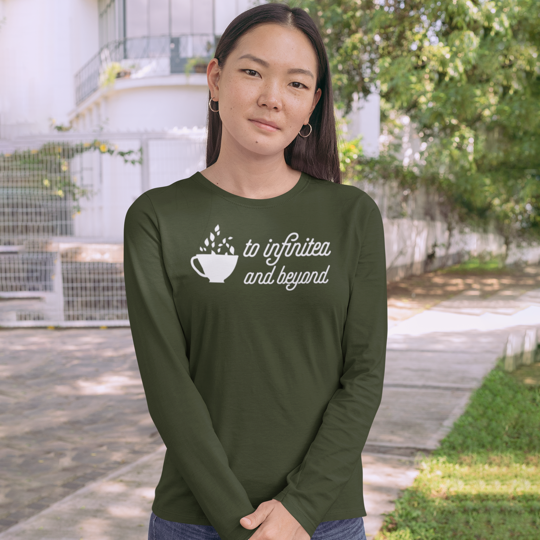 'To infinitea and beyond' volwassene shirt met lange mouwen