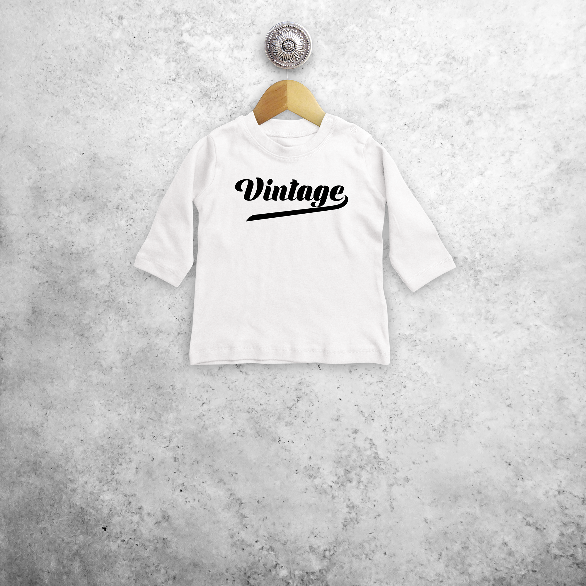 'Vintage' baby longsleeve shirt