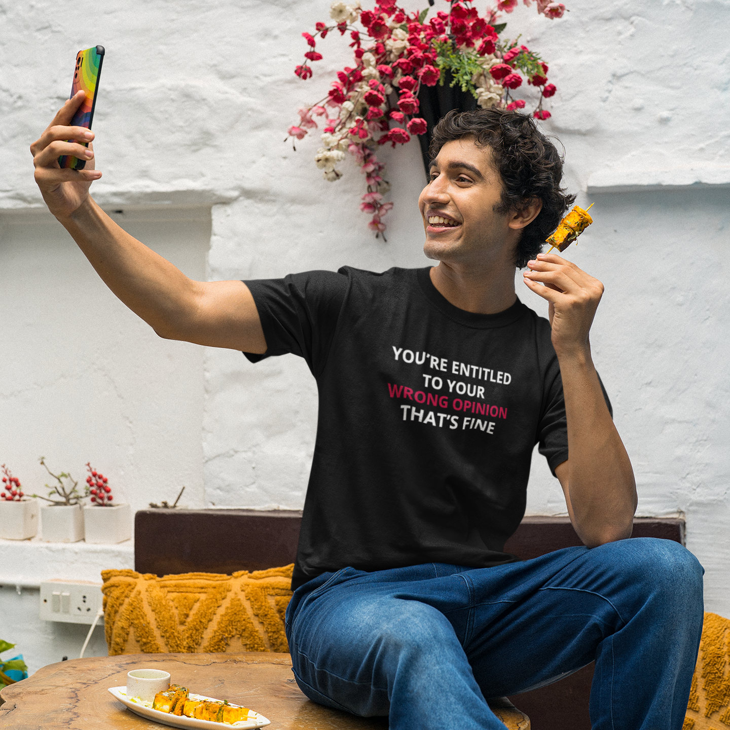 You're entitled to your wrong opinion - That's fine' volwassene shirt